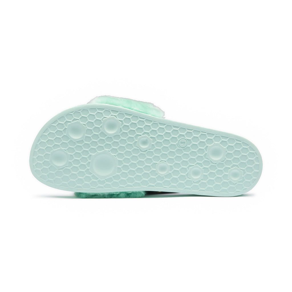[365772-01] Womens Fur Slide
