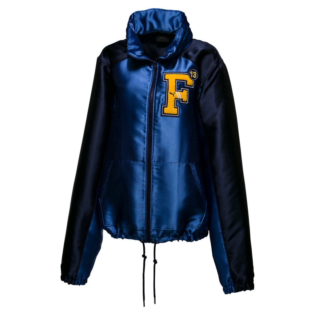 [575713-01] Womens Puma x Fenty by Rihanna Satin Hooded Track Jacket