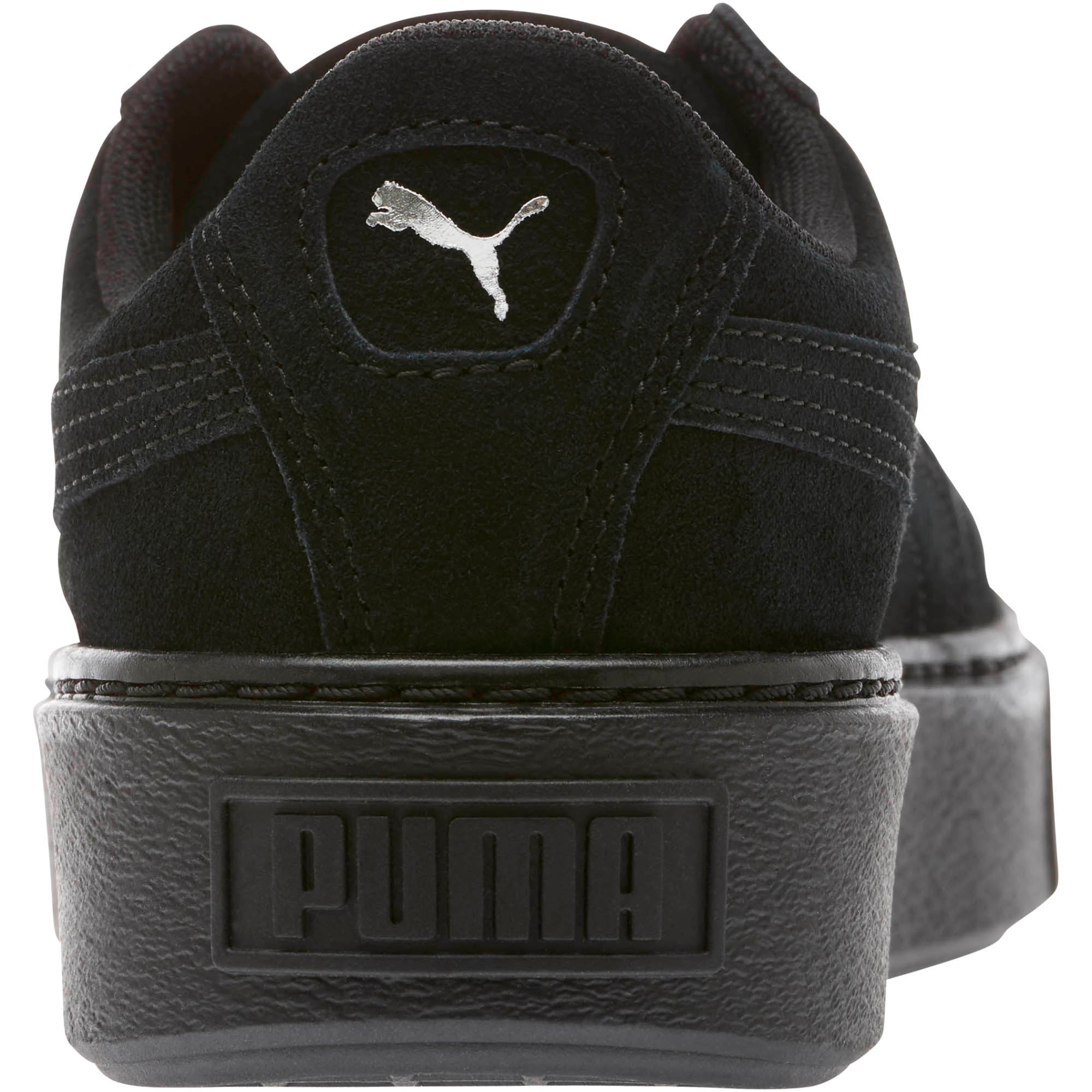 [365866-01] Womens Suede Platform Crushed Gem