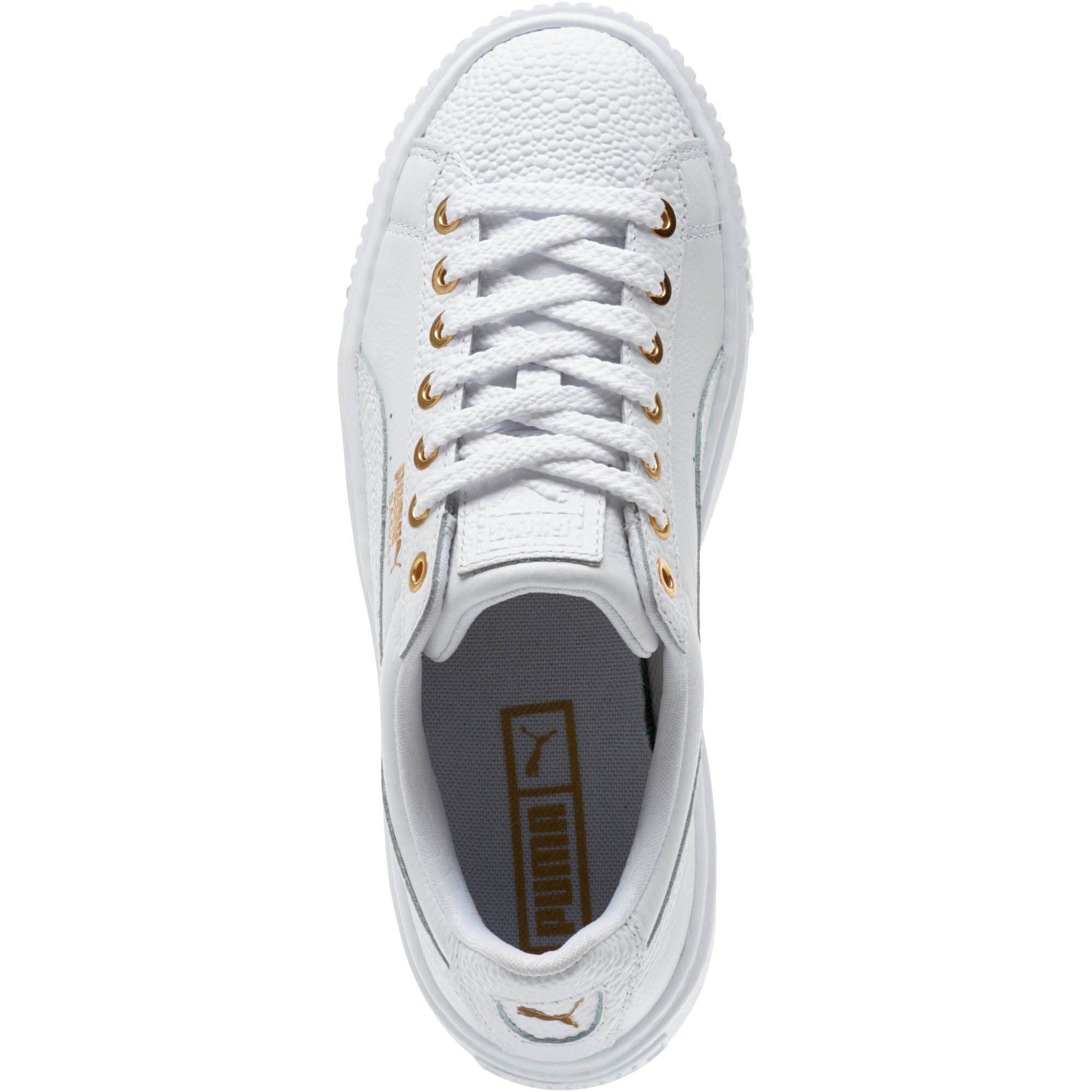 [364233-01] Womens Basket Platform Pearlized