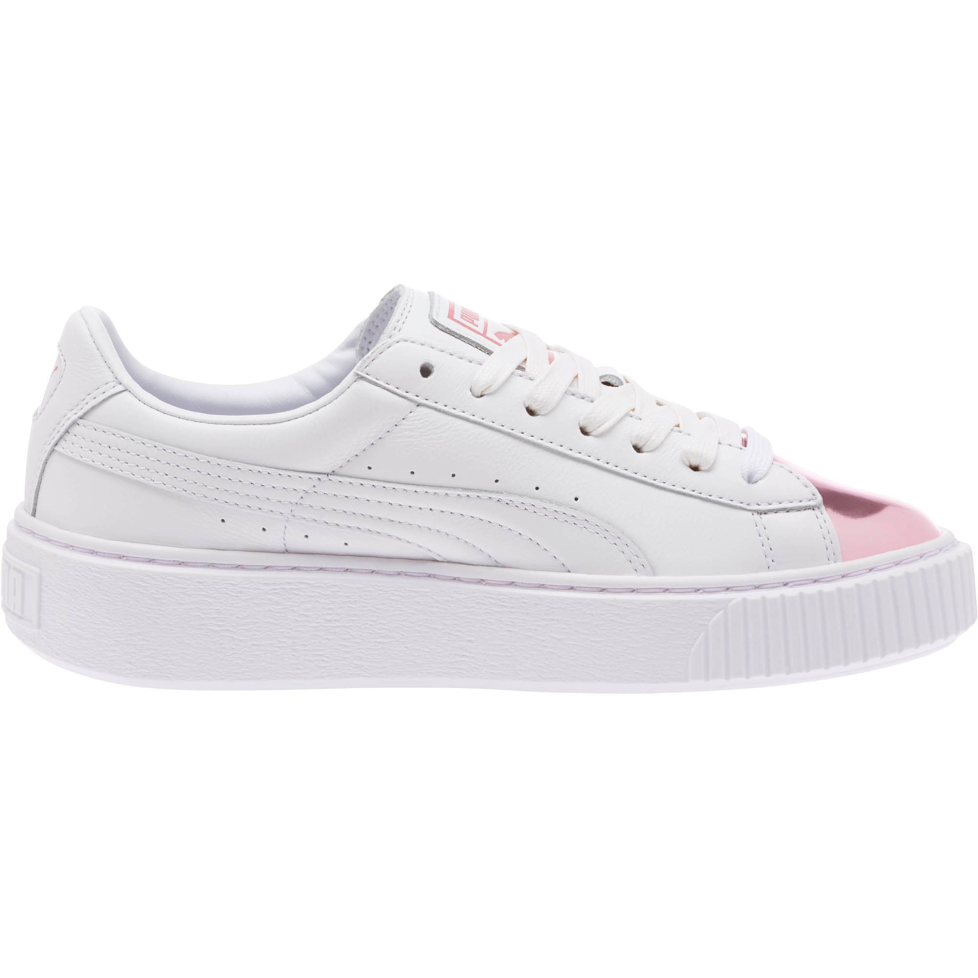 [366169-04] Womens Basket Platform Metallic