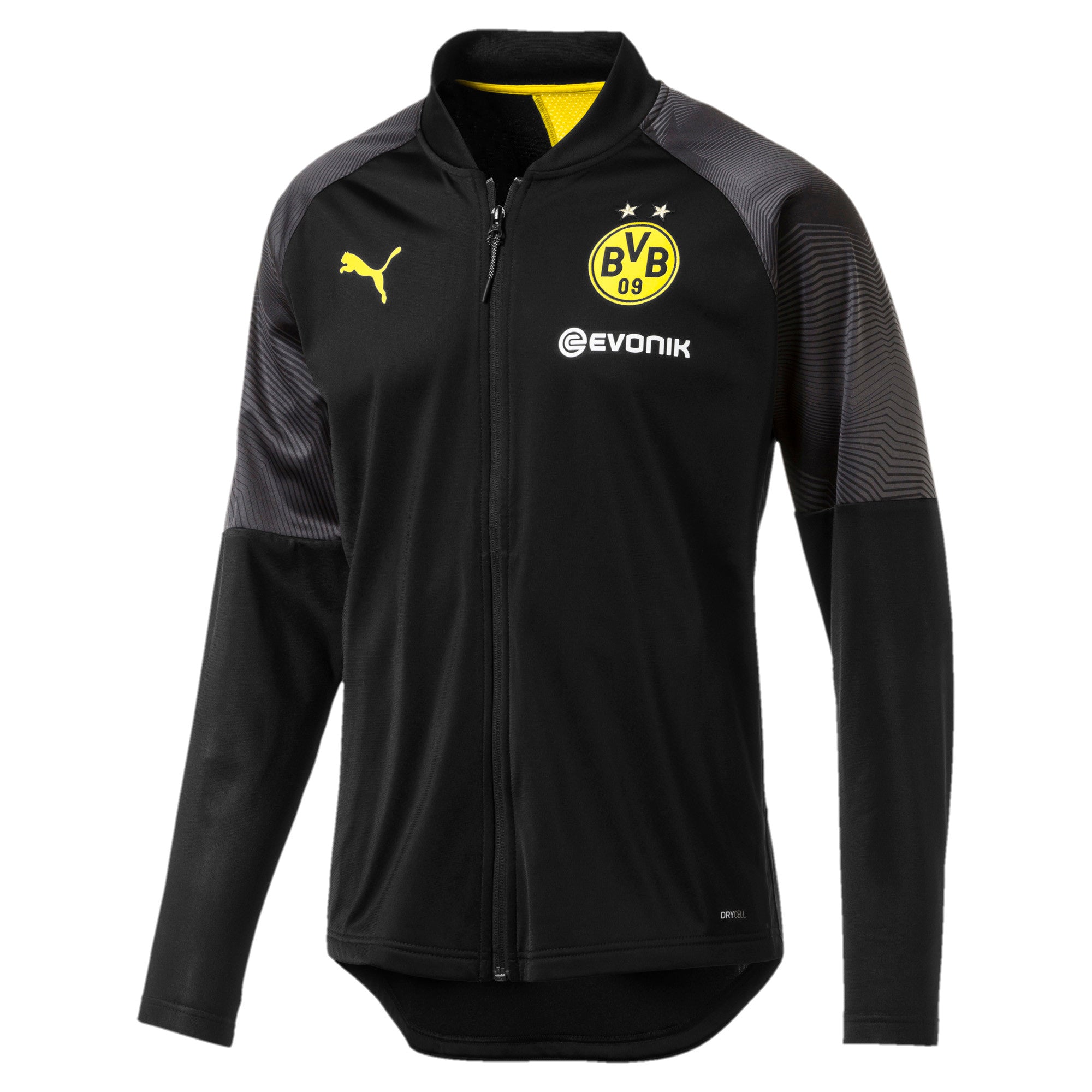 [754535-02] Mens BVB Stadium Poly Jacket W/ Sponsor