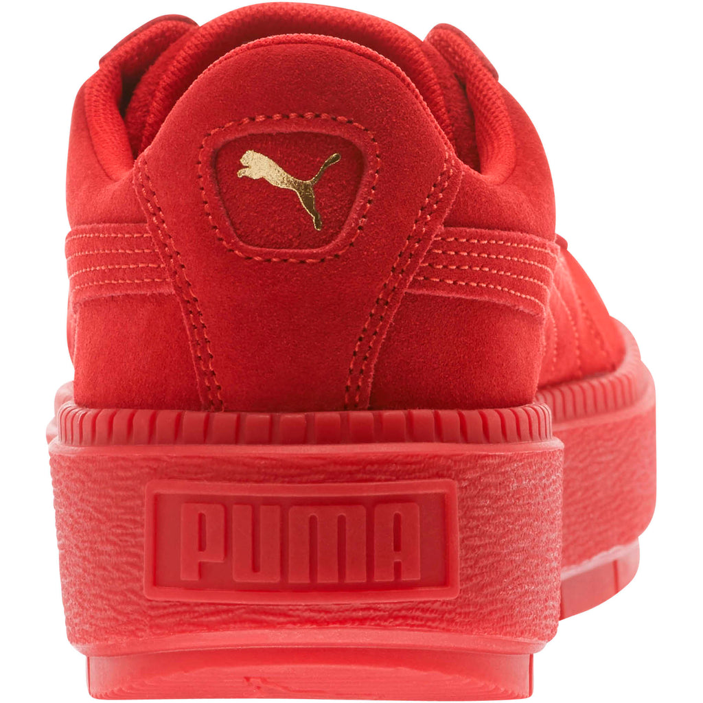 [367045-01] Womens Suede Platform Trace Vd
