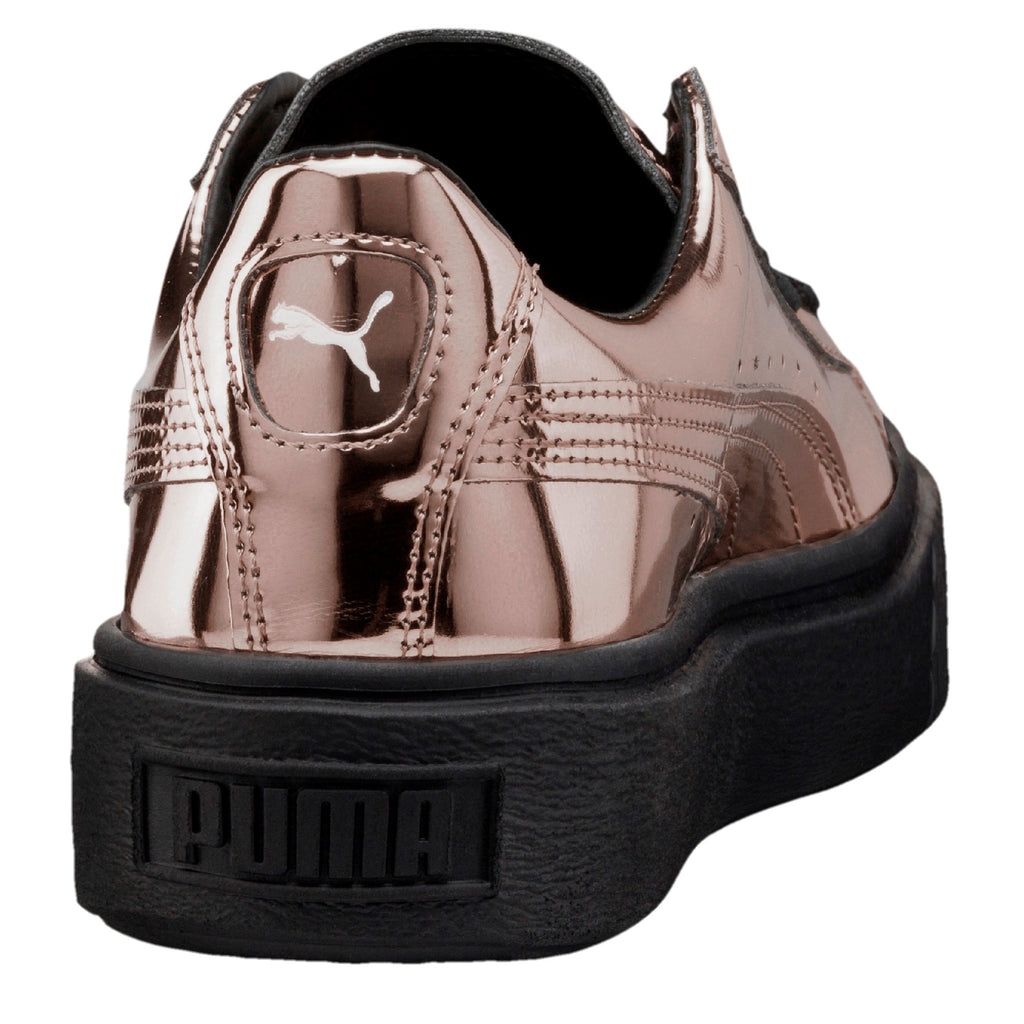 [362339-03] Womens Basket Platform Metallic