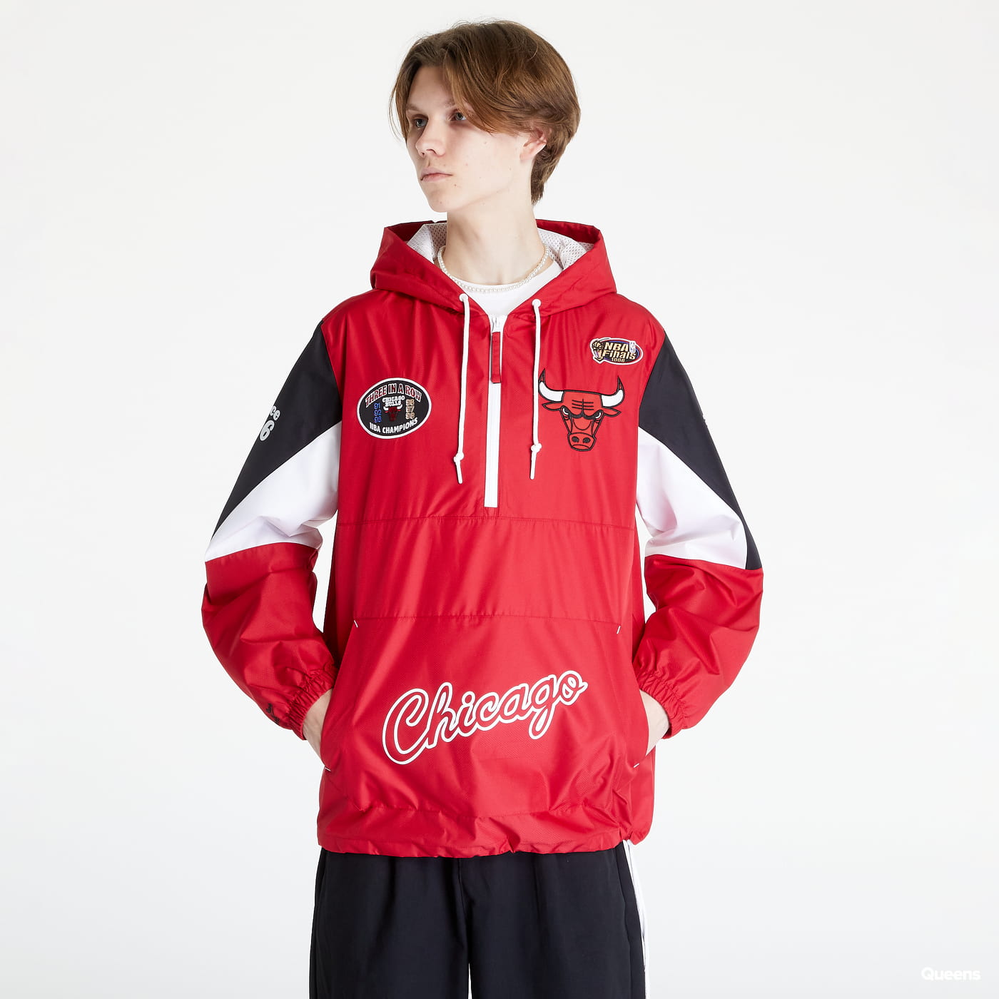MITCHELL & NESS NBA TEAM ORIGINS PULLOVER ANORAK CHICAGO BULLS