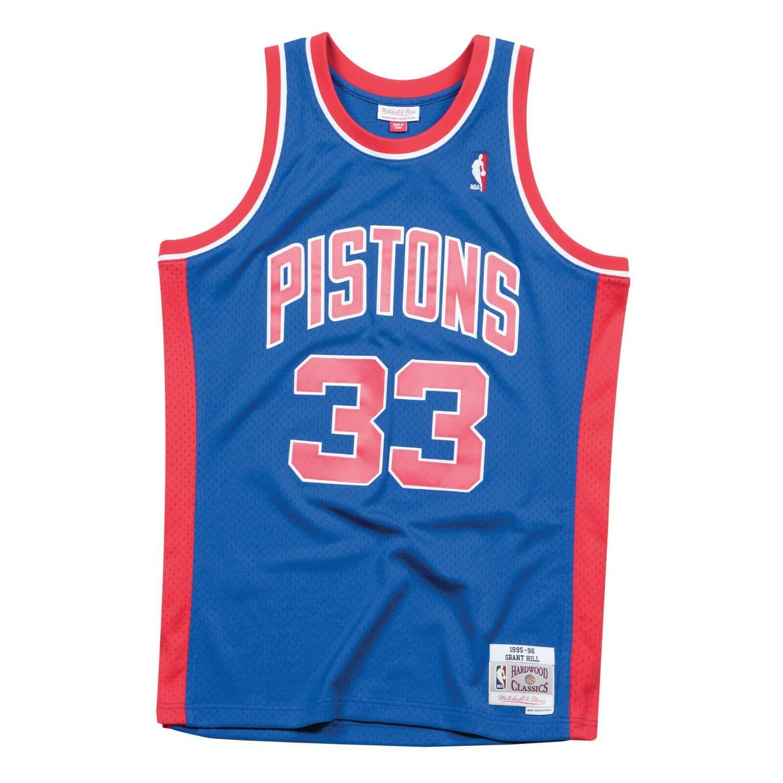 [SMJYAC18025-DPIROYA95GHI] Mens Mitchell & Ness NBA Swingman Road Jersey 95 Pistons Grant Hill