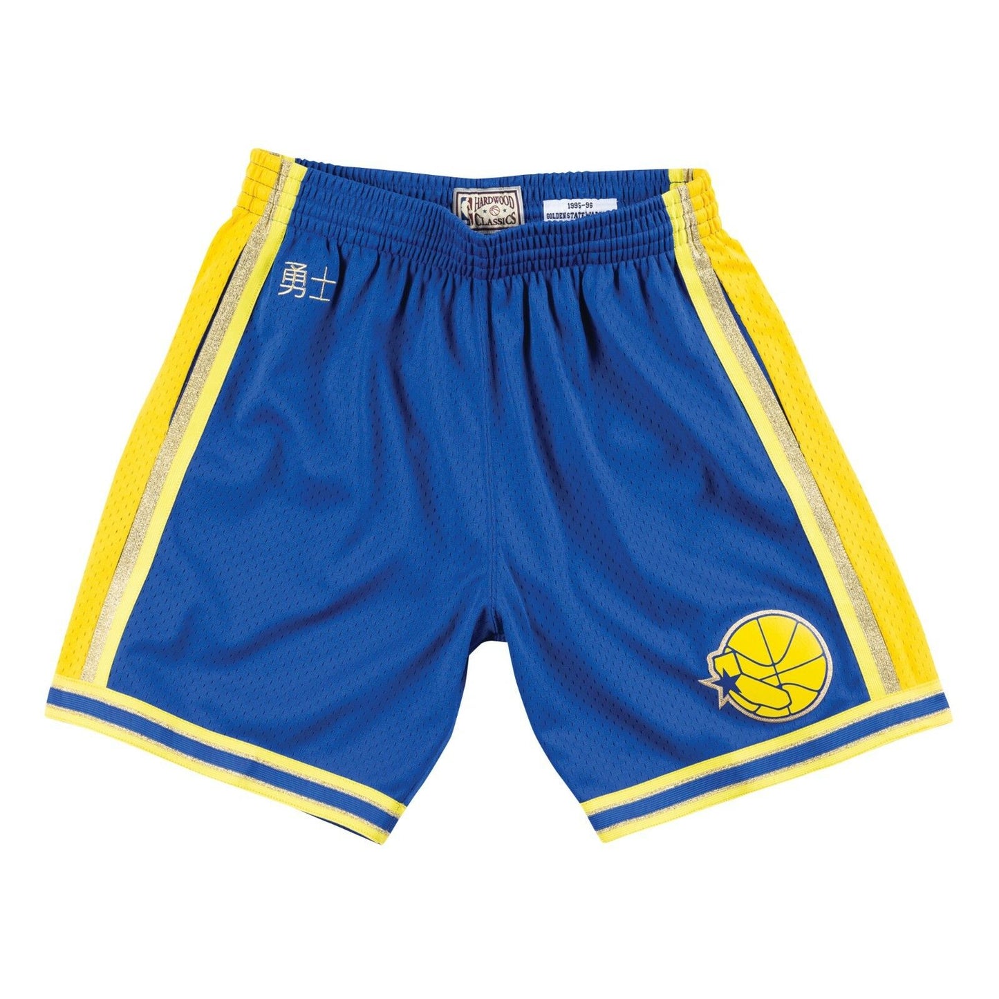 [SMSHNG18406-GSWROYA90] Mens Mitchell & Ness NBA CNY Swingman Shorts GS Warriors 95-96