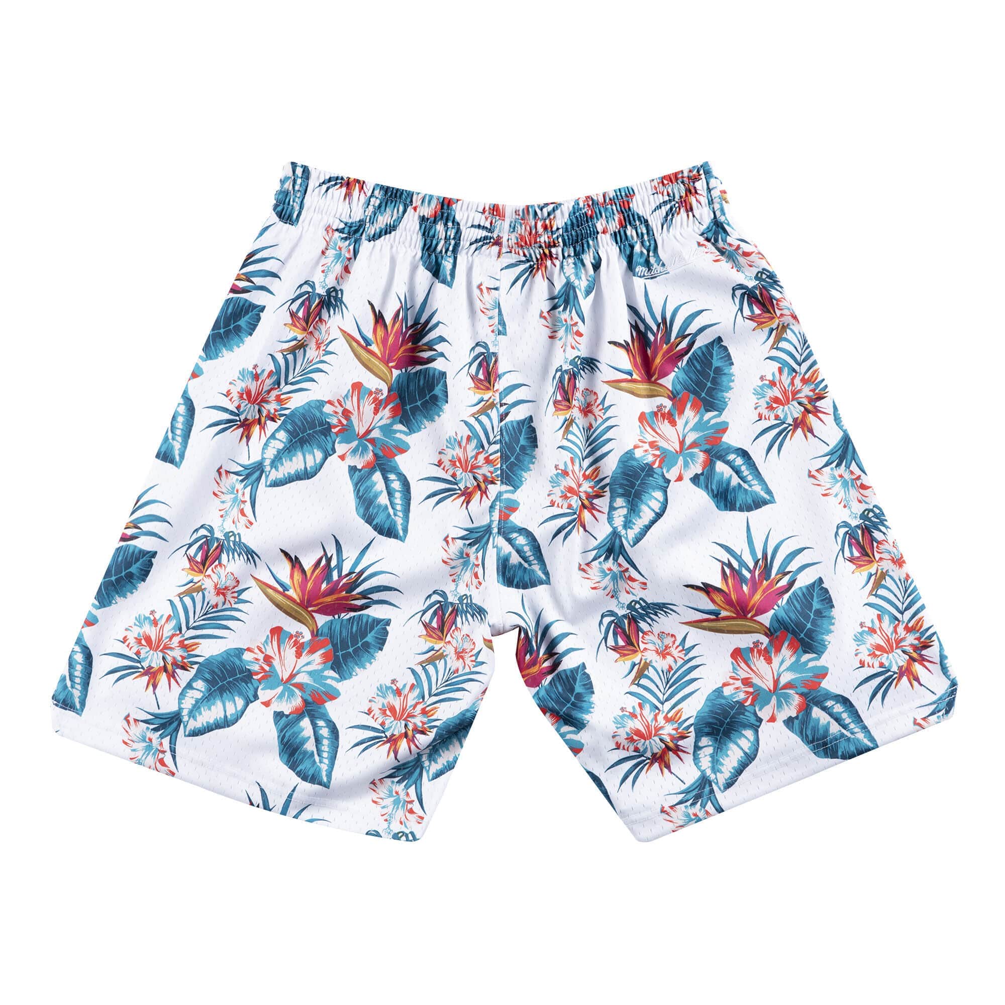 Mens Mitchell & Ness NBA Floral Mesh Short Chicago Bulls