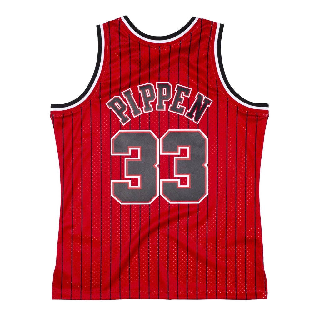 Mens Mitchell & Ness NBA Reload Swingman Jersey Bulls 1995 Scottie Pippen