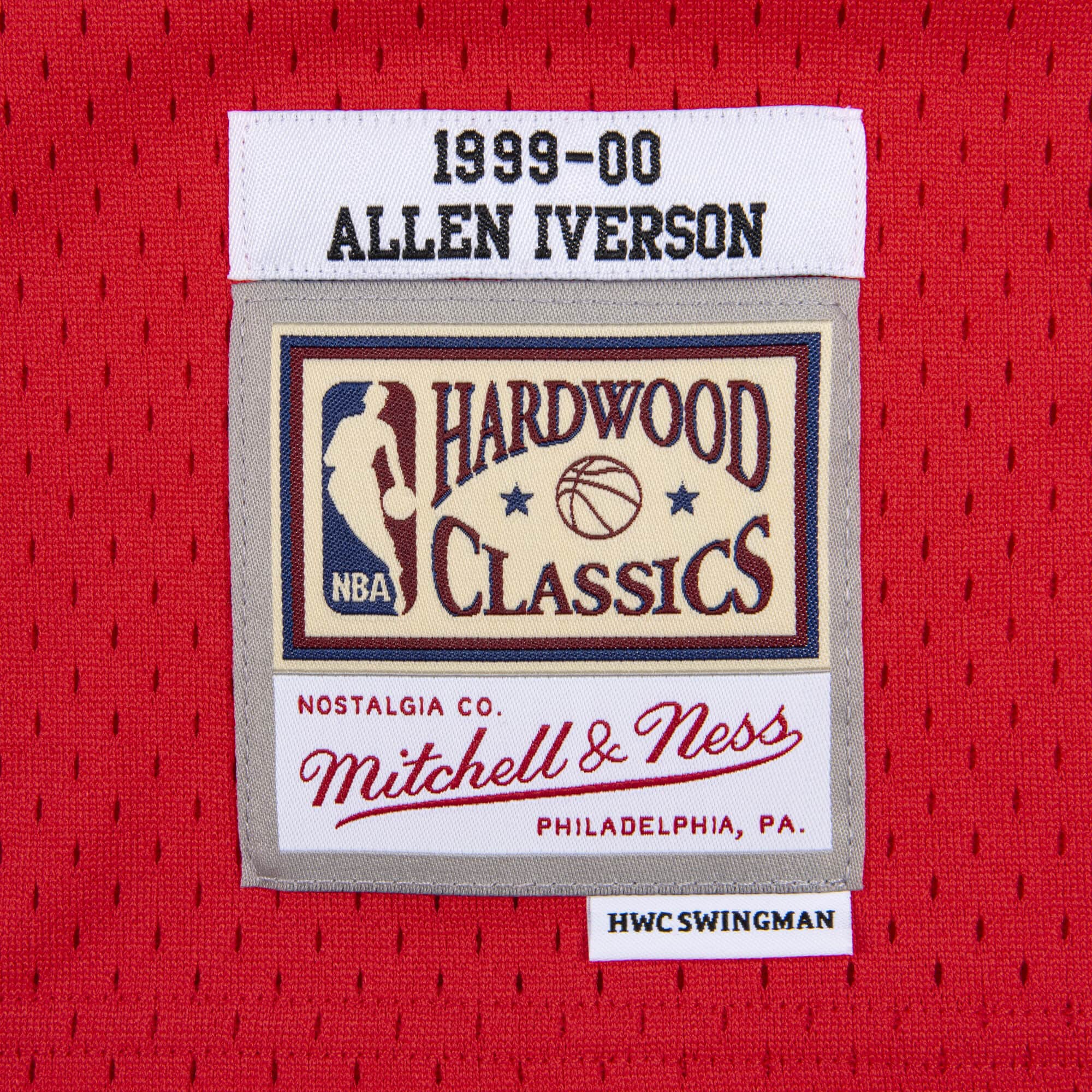 Mens Mitchell & Ness NBA Reload Swingman Jersey 76ers 1999 Allen Iverson