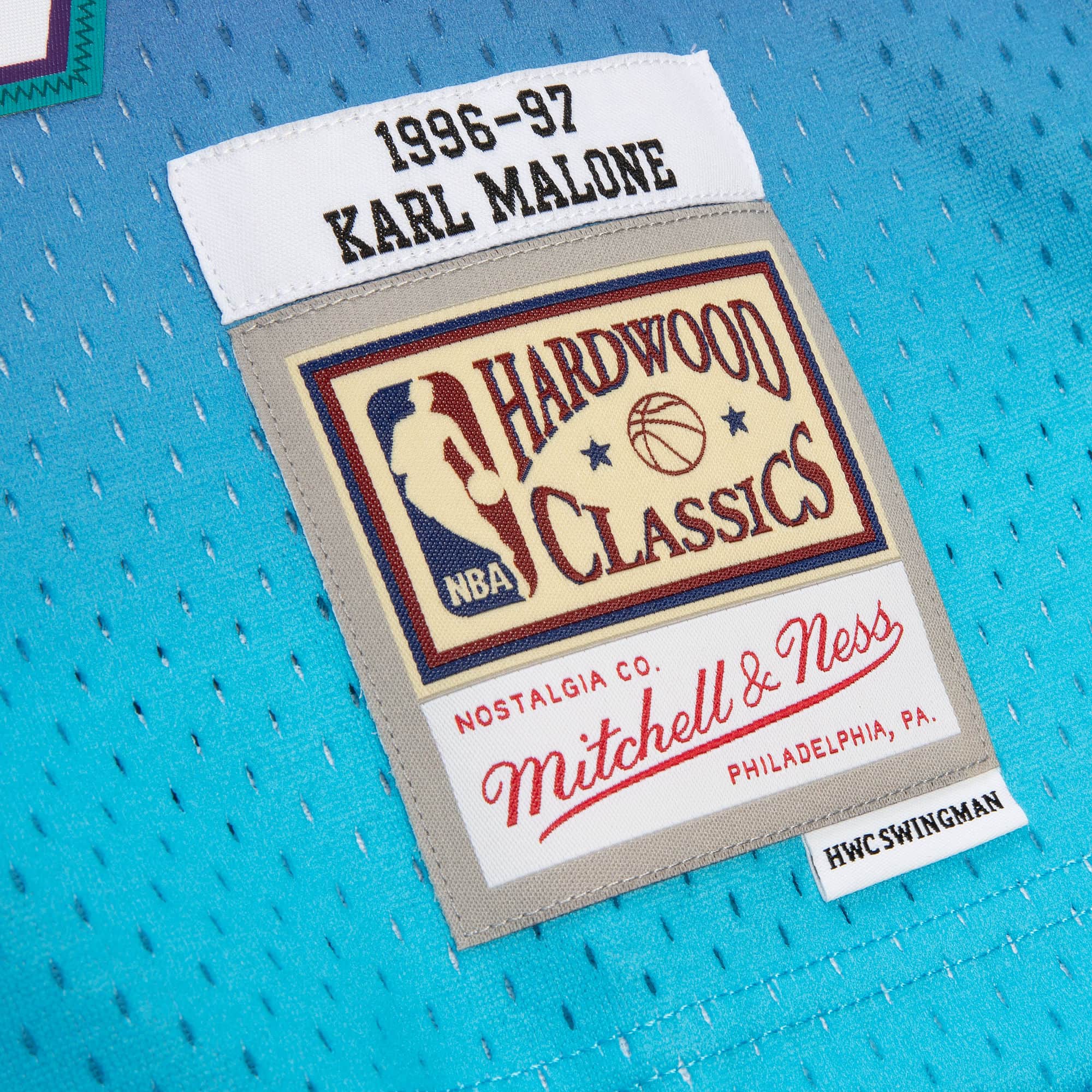 Mens Mitchell & Ness NBA Reload Swingman Jersey Jazz 1996 Karl Malone