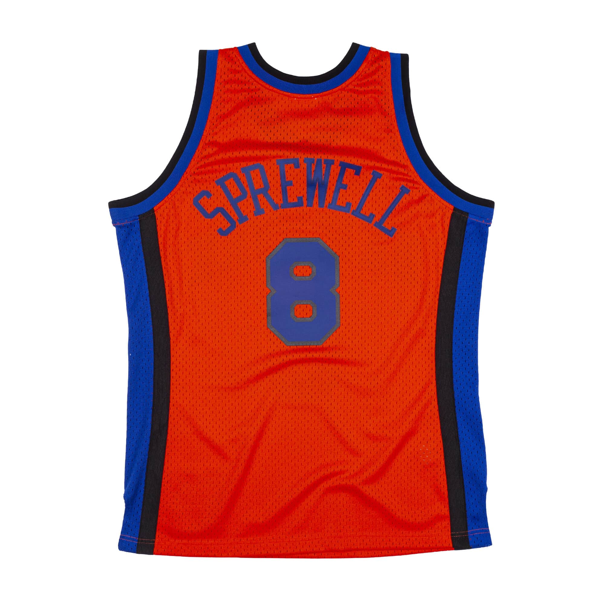 Mens Mitchell & Ness NBA Reload Swingman Jersey Knicks 1998 Latrell Sprewell