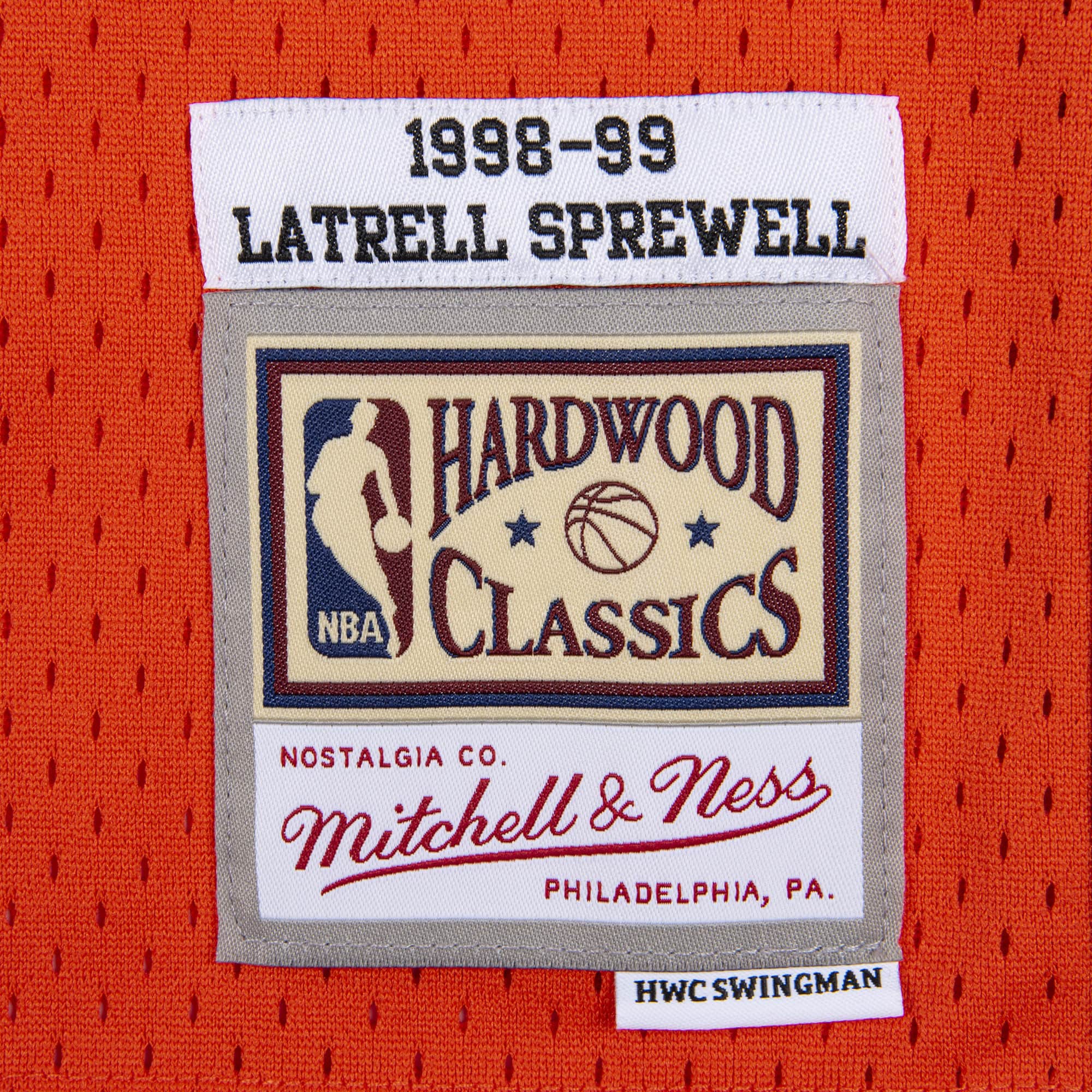 Mens Mitchell & Ness NBA Reload Swingman Jersey Knicks 1998 Latrell Sprewell