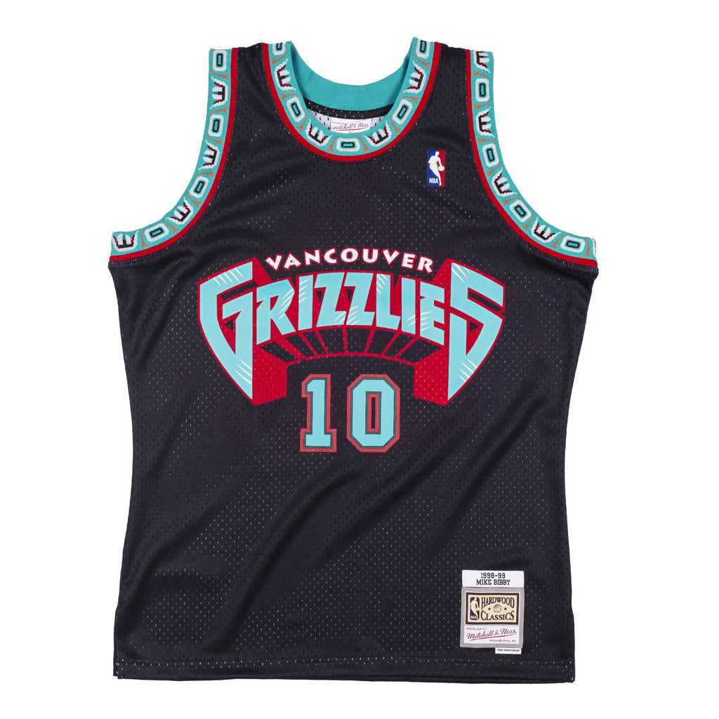 Mens Mitchell & Ness NBA Reload Swingman Jersey Grizzlies 1998 Mike Bibby