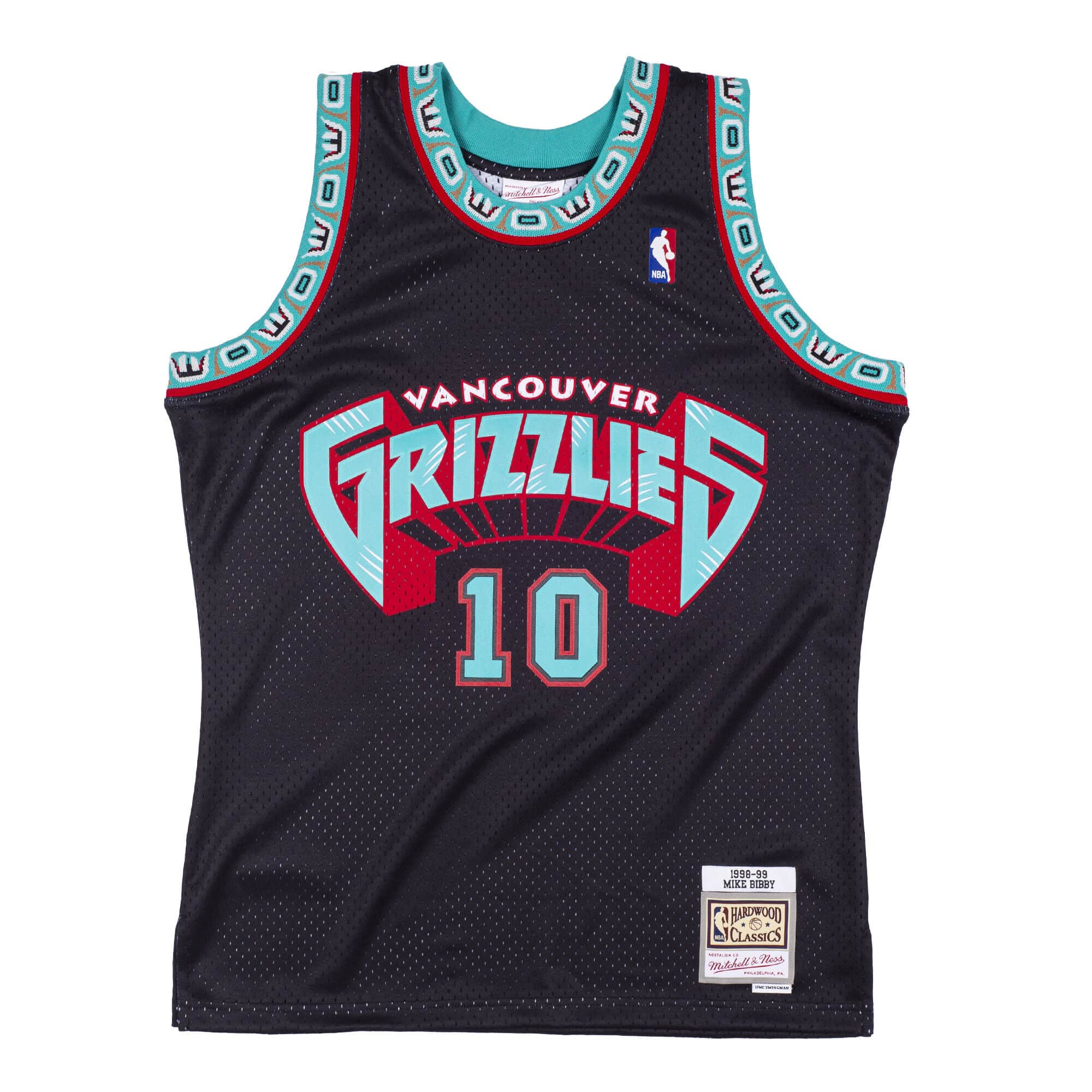 Mens Mitchell & Ness NBA Reload Swingman Jersey Grizzlies 1998 Mike Bibby