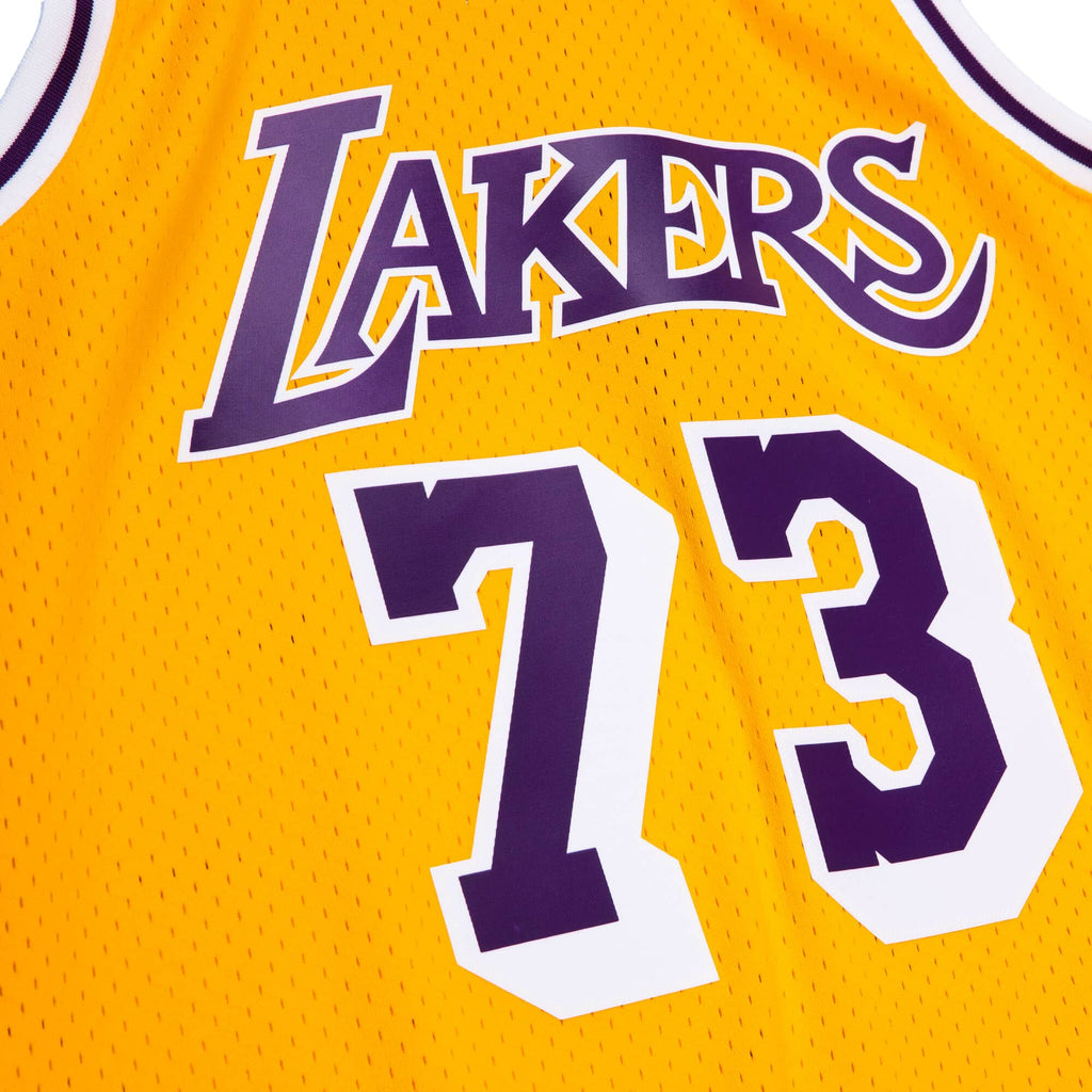 Mens Mitchell & Ness NBA SWINGMAN JERSEY - LAKERS 1998 DENNIS RODMAN
