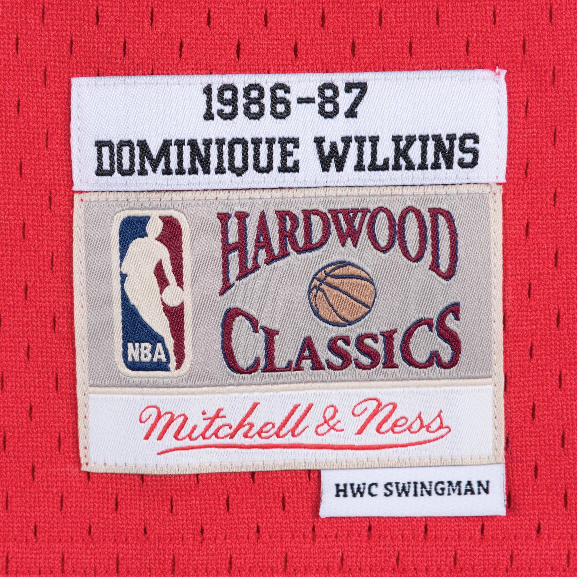 MITCHELL & NESS NBA SWINGMAN ROAD JERSEY ATLANTA HAWKS 86 DOMINIQUE WILKINS