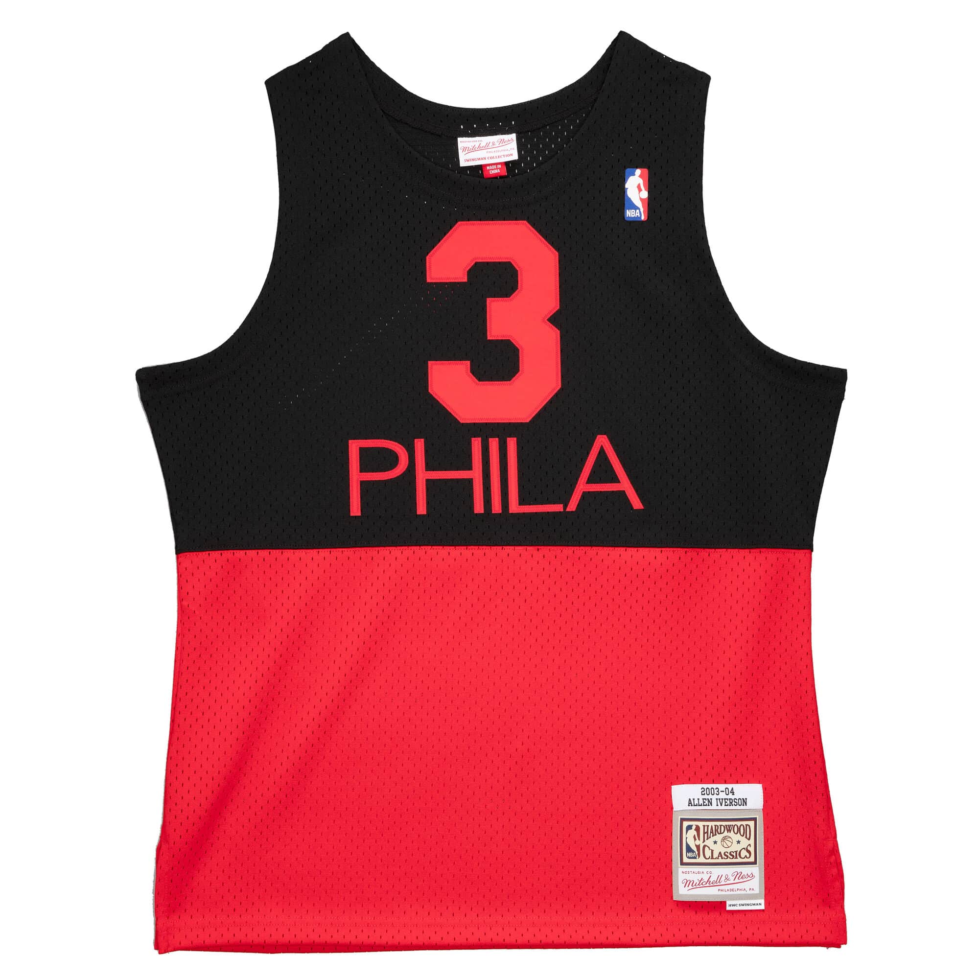 Mens Mitchell & Ness NBA Reload 2.0 Swingman Jersey 76ers 2003 Allen Iverson