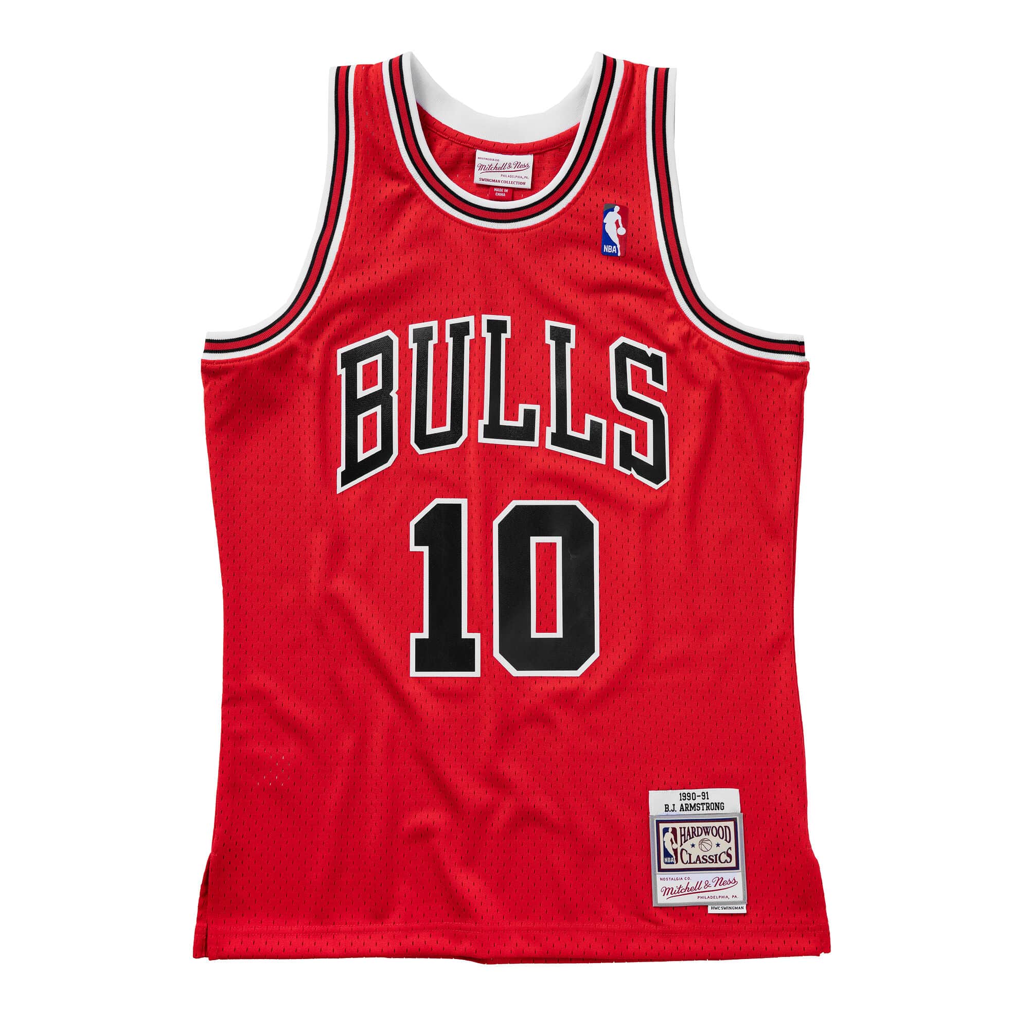 Mens Mitchell & Ness NBA Swingman Jersey 1990 Chicago Bulls BJ Armstrong