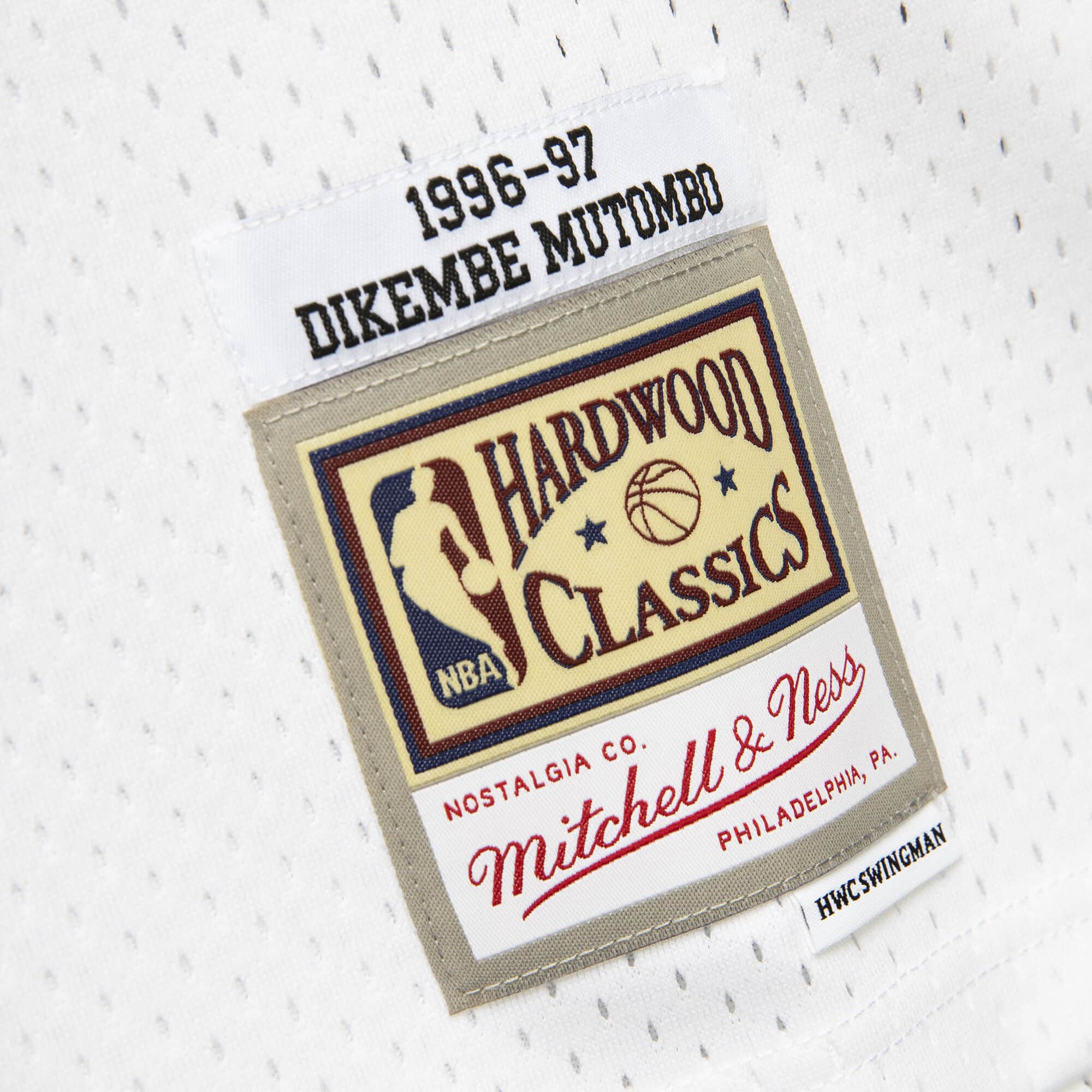 MITCHELL & NESS NBA SWINGMAN JERSEY ATLANTA HAWKS 96 DIKEMBE MUTOMBO