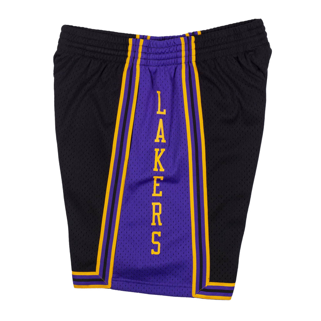 Mens Mitchell & Ness NBA Reload Swingman Short Lakers 1996