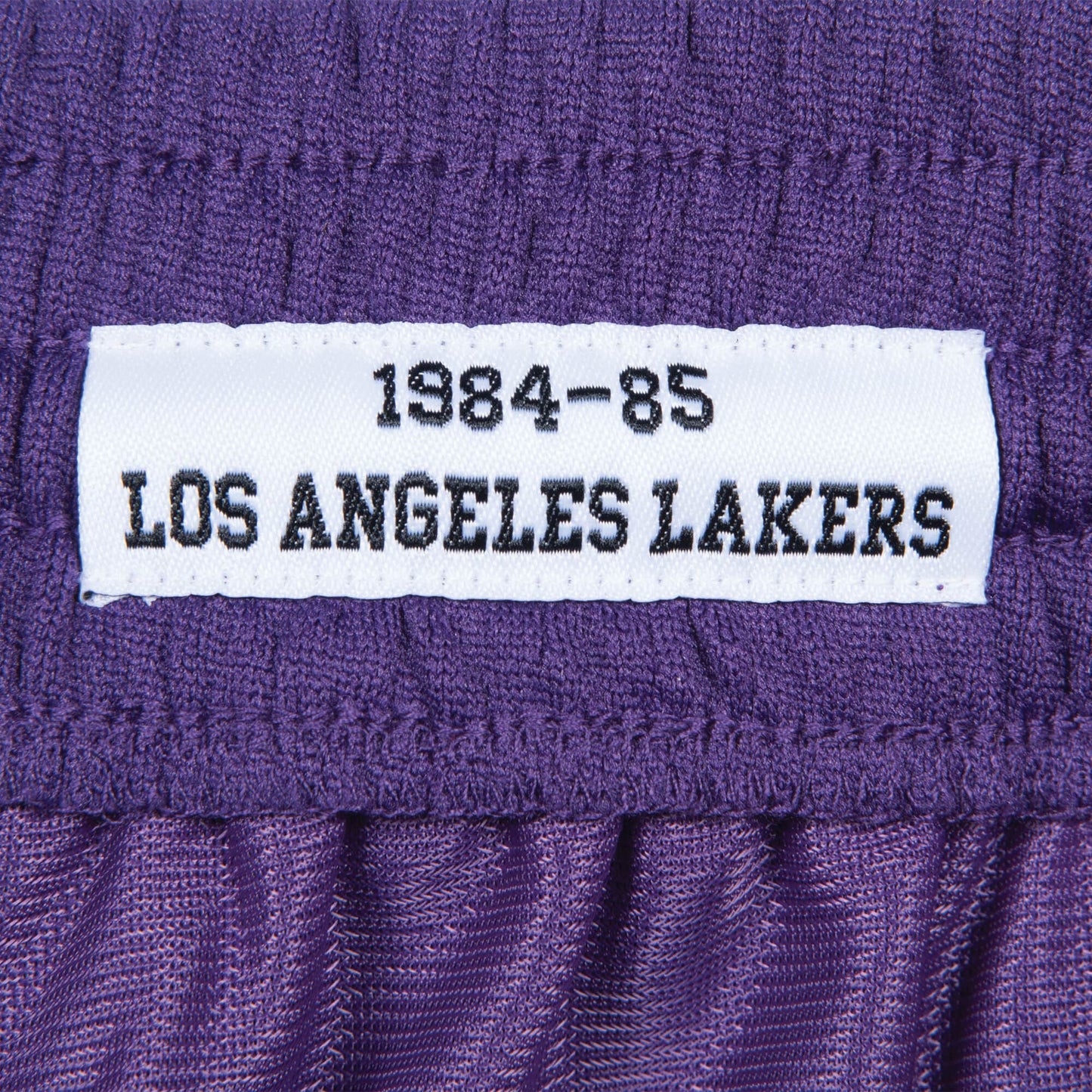 Mens Mitchell & Ness NBA Swingman Road Shorts LA Lakers 84-85