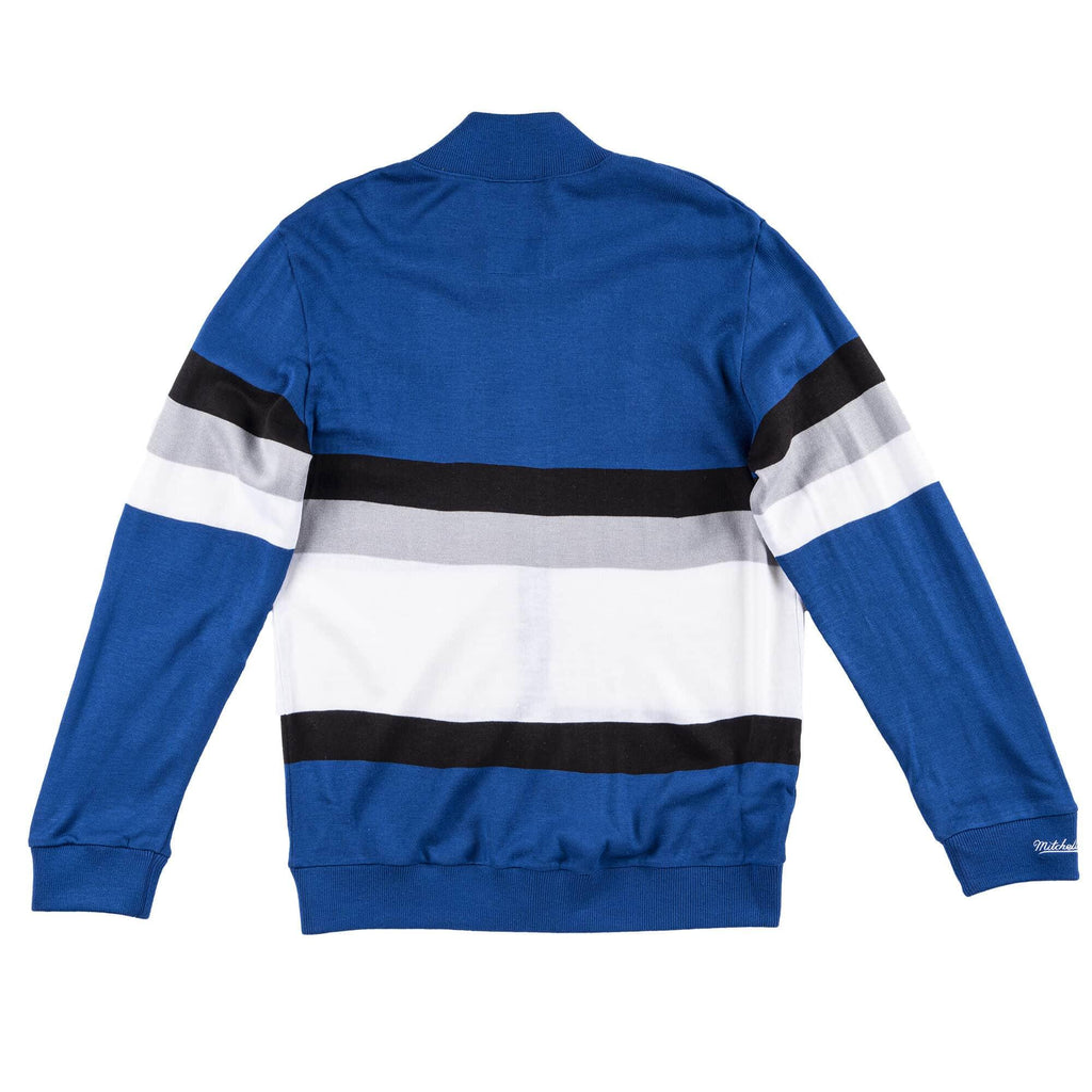 Mens Mitchell & Ness NBA Front Stripe Full Zip Sweater Orlando Magic - sneakAR