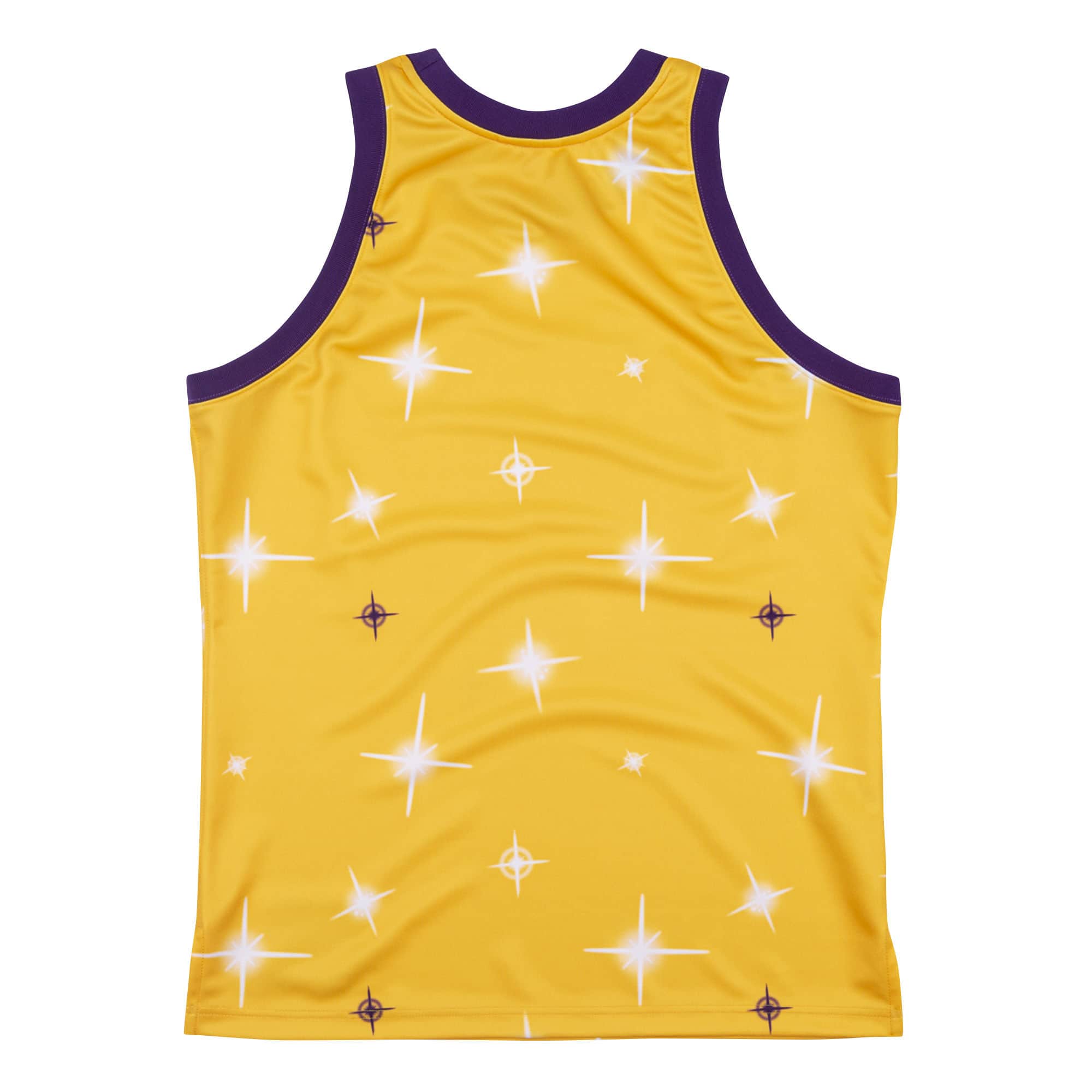 Mens Mitchell & Ness NBA Airbrush Knit Jersey Los Angeles Lakers