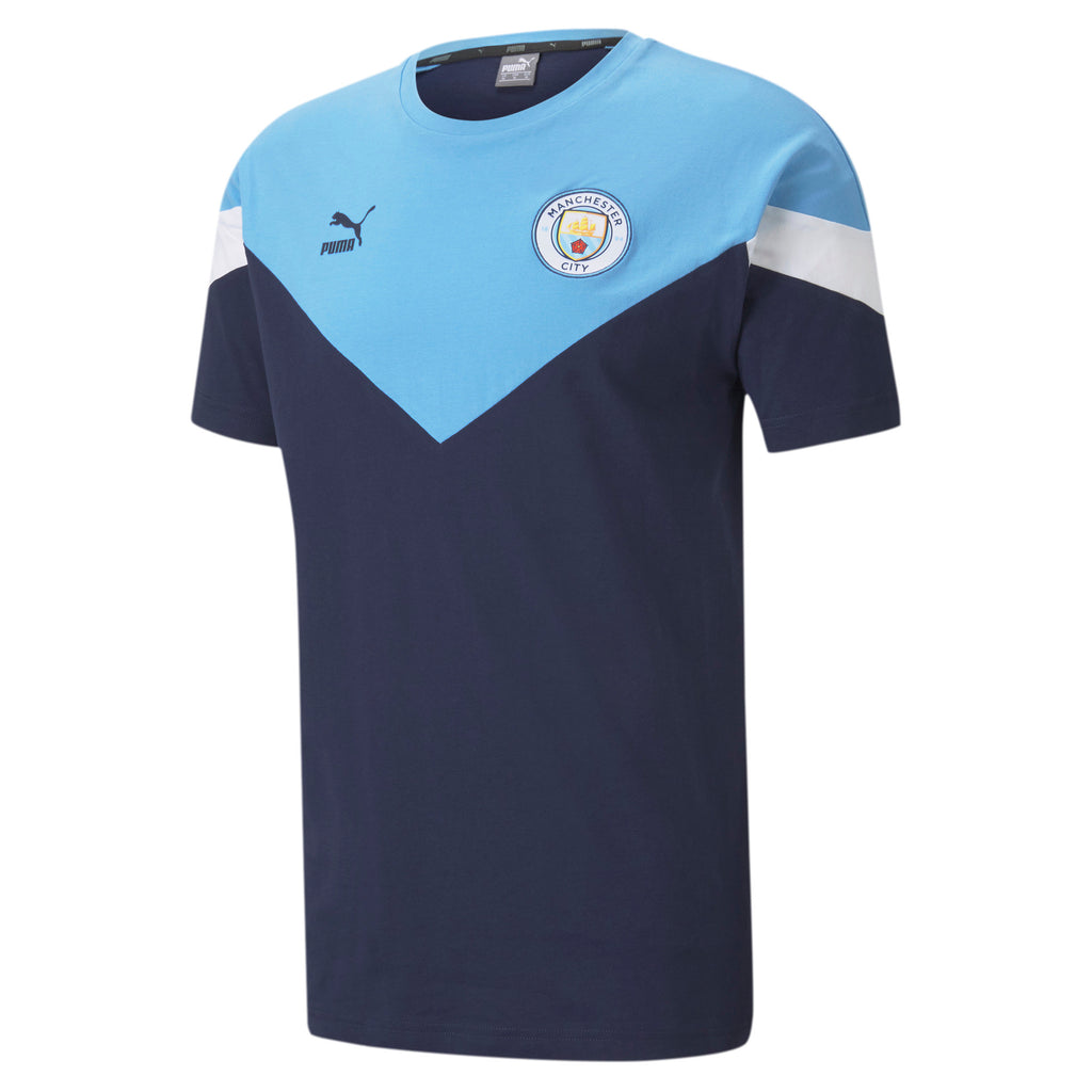 [756665-25] Mens Puma MCFC Iconic MCS Tee