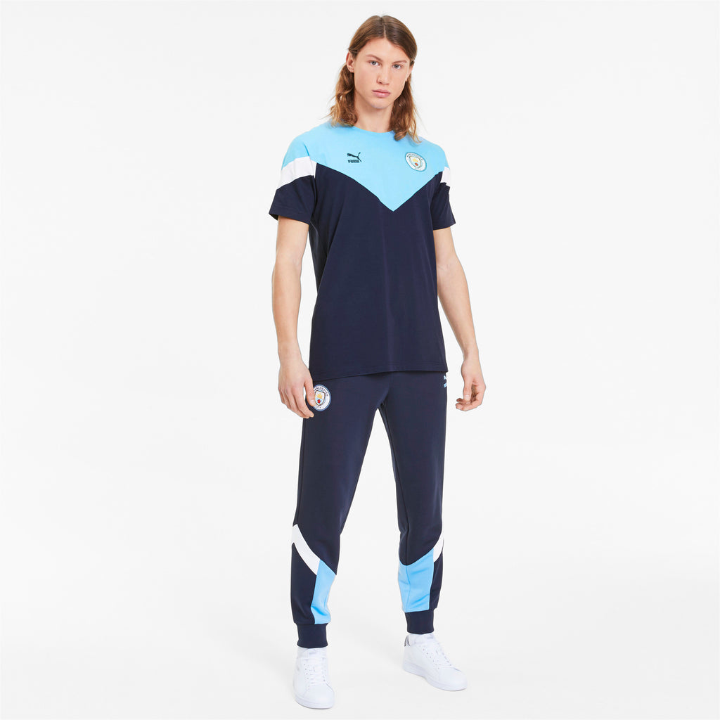 [756665-25] Mens Puma MCFC Iconic MCS Tee