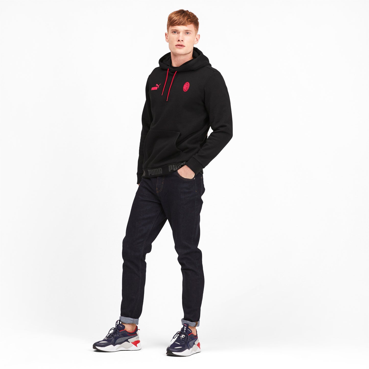 [756034-03] Mens Puma AC Milan Ftbl Culture Hoody