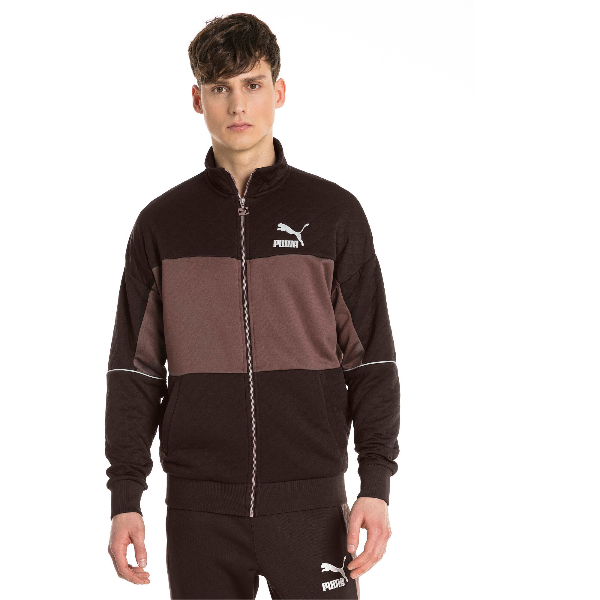 [576383-20] Mens Puma Retro Quilted Jacket