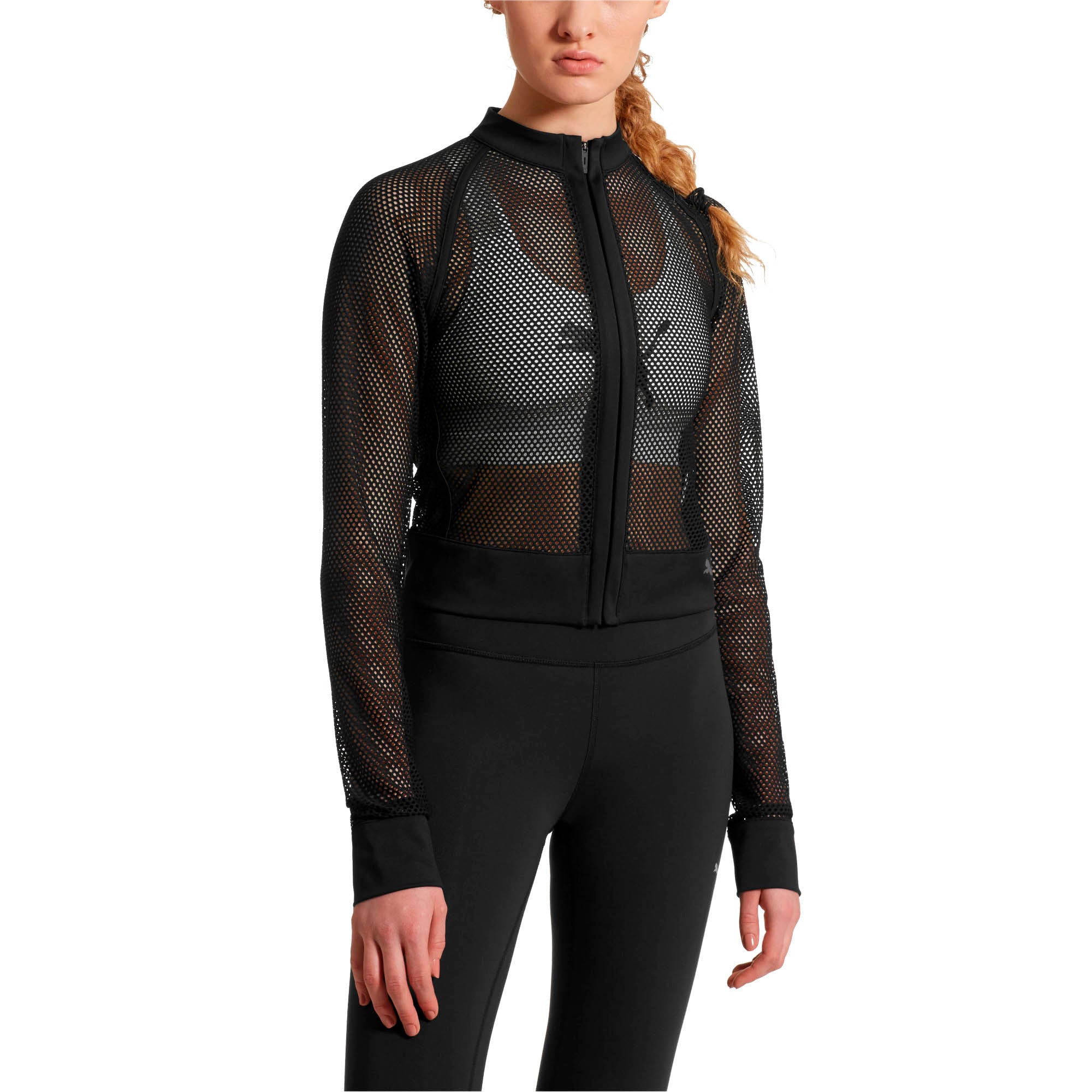 [517906-01] Womens Puma Selena Gomez SG Mesh Jacket