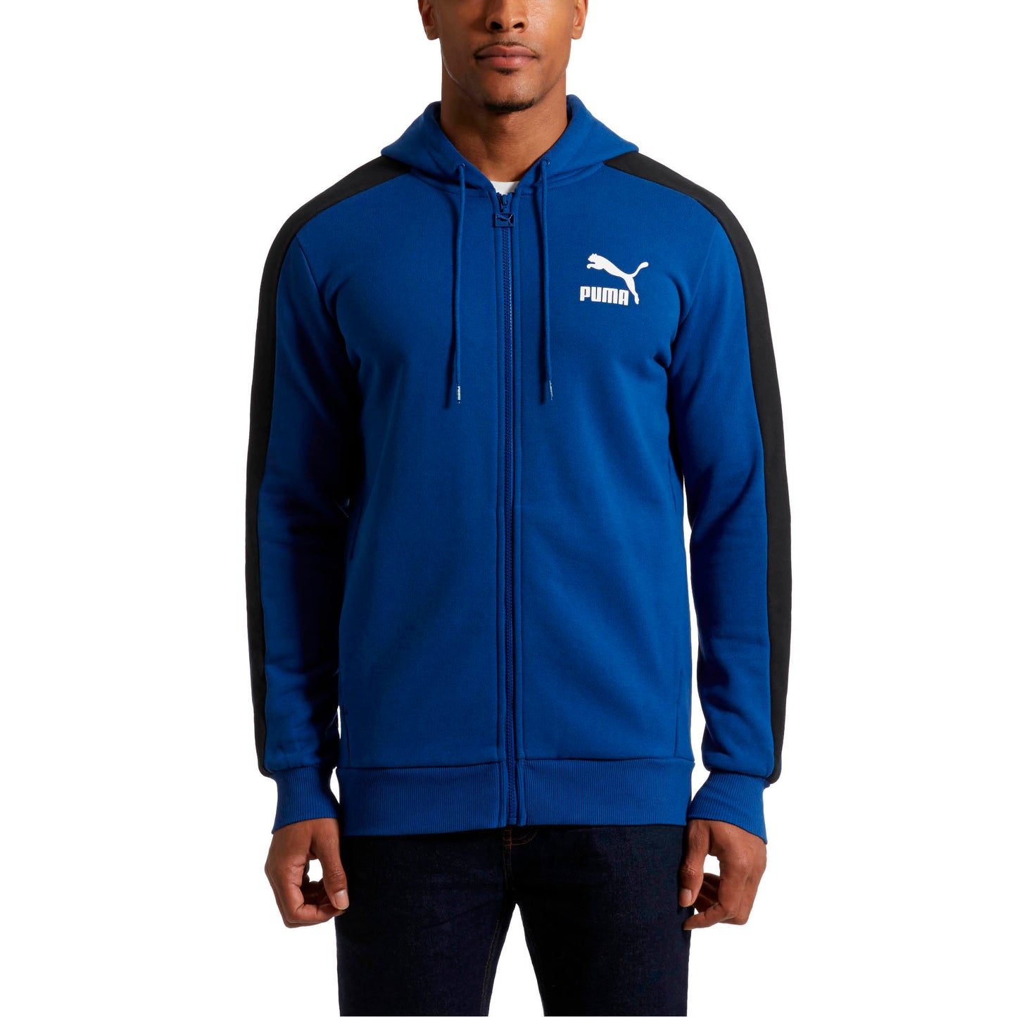 [576342-27] Mens Puma Classics T7 Logo Fullzip Hoody Fl