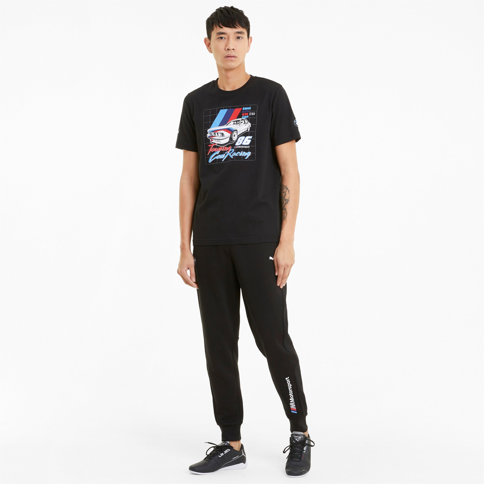 [599492-01] Mens Puma BMW Motorsport Vintage Tee