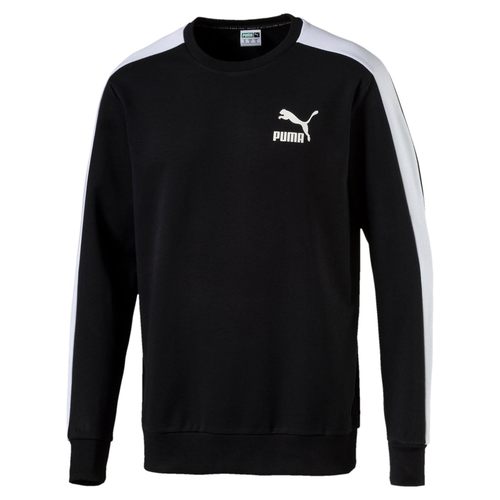 [576334-01] Mens Puma CLASSICS T7 LOGO CREW TR