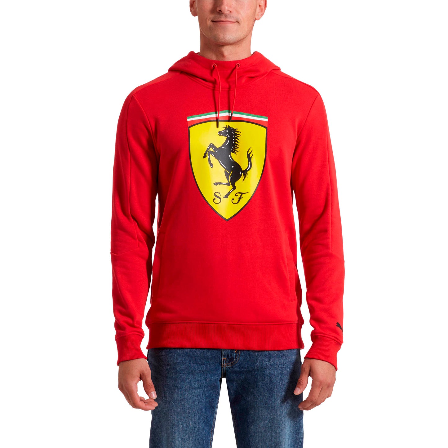 [762247-01] Mens Puma SF Ferrari Big Shield Hoodie