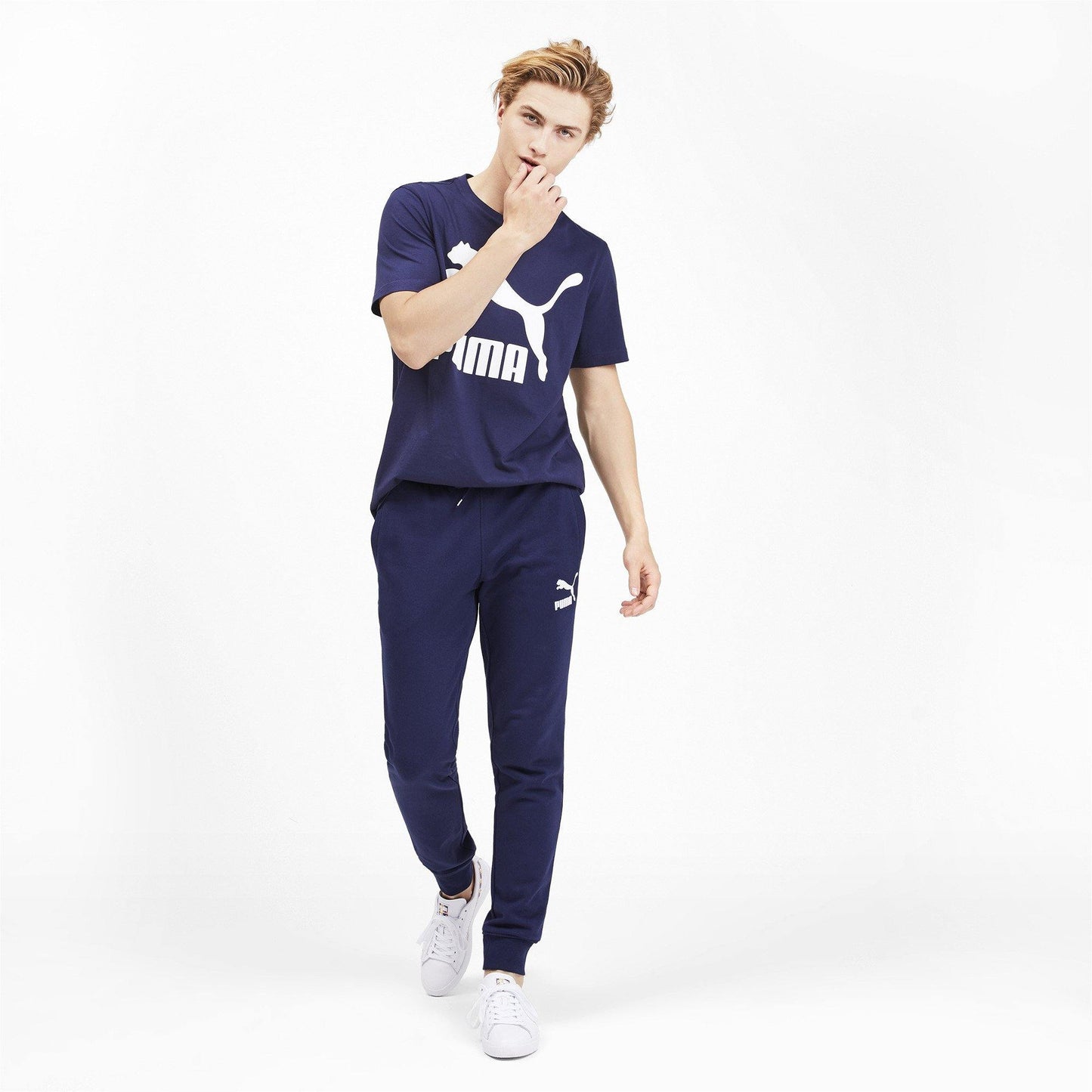 [595256-06] Mens Puma Classics Sweat Pants Cuff - sneakAR