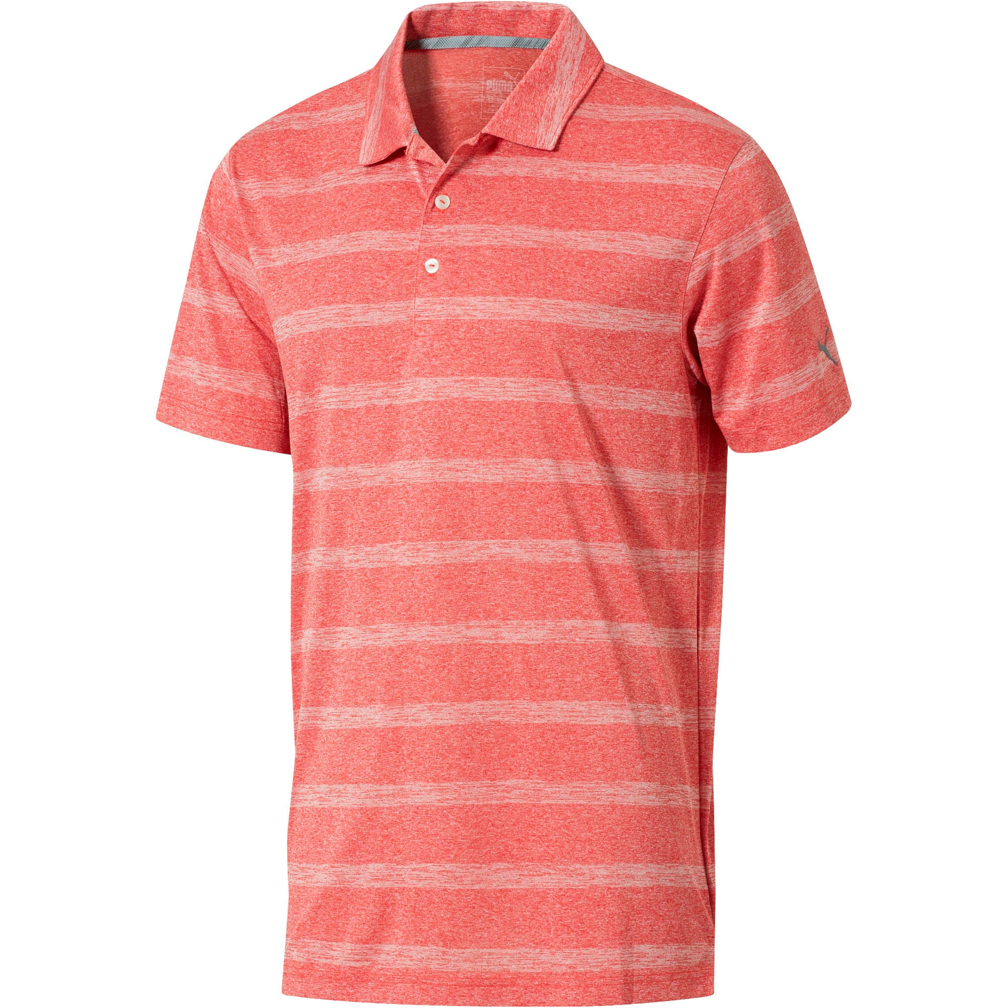 [572350-11] Mens Puma Pounce Stripe Polo Cresting