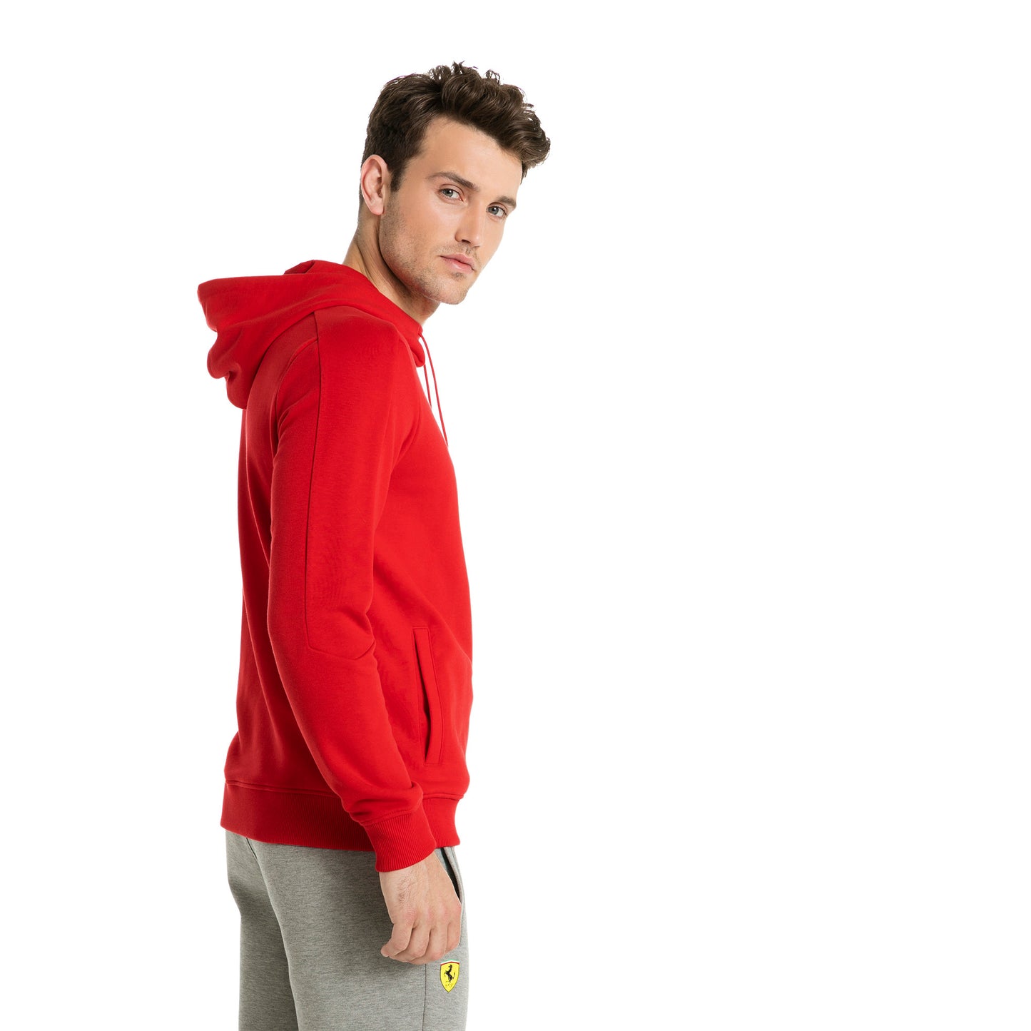 [762247-01] Mens Puma SF Ferrari Big Shield Hoodie