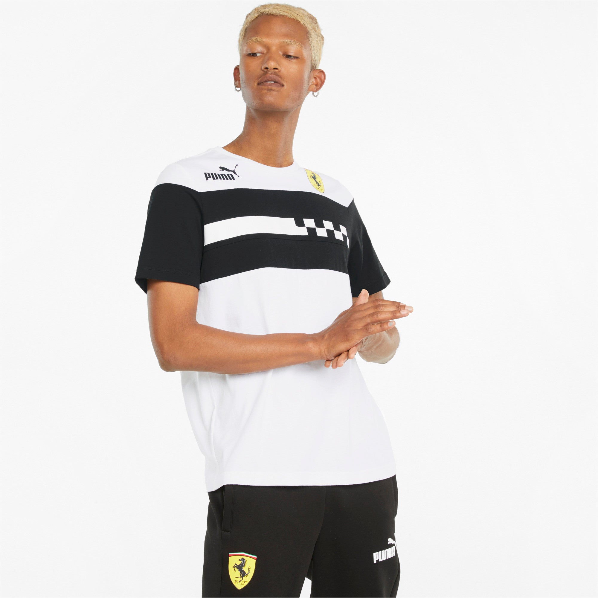 [531653-07] Mens Puma FERRARI RACE SDS TEE