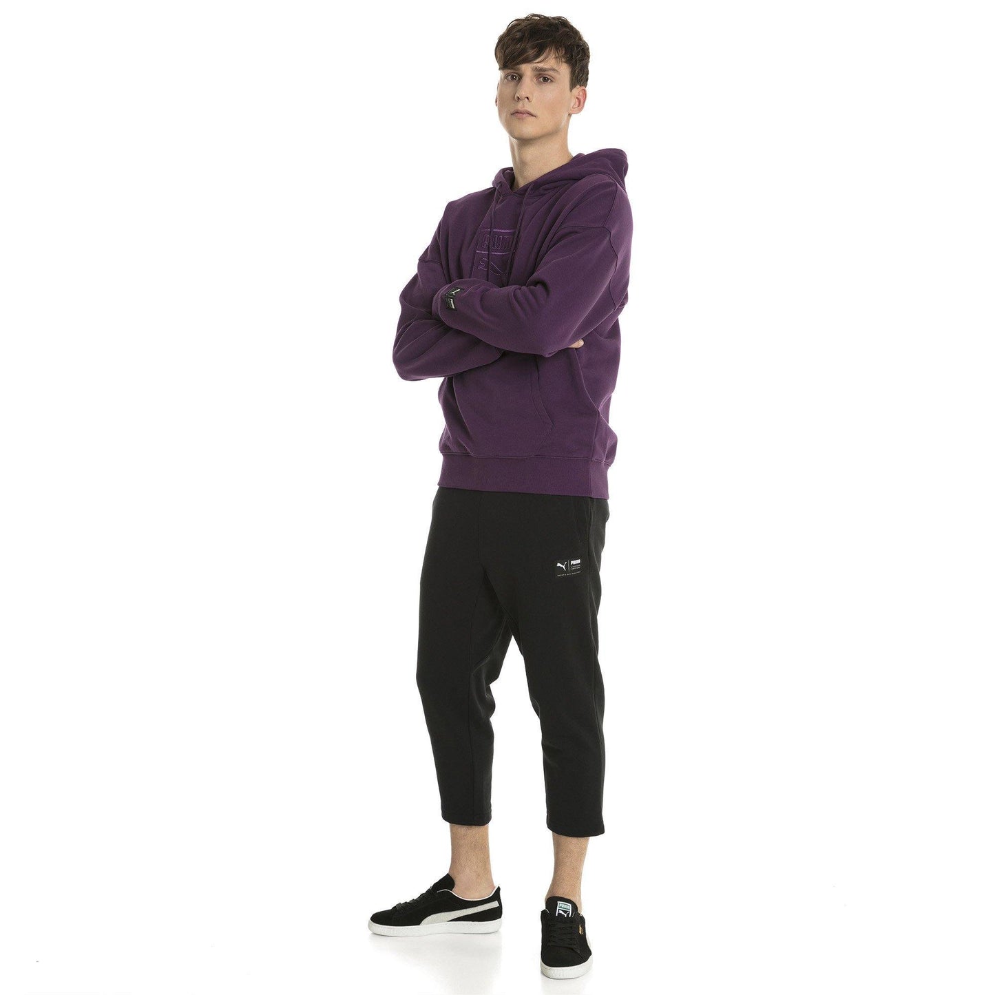 [576715-01] Mens Puma Downtown Sweat Pants Cropped - sneakAR