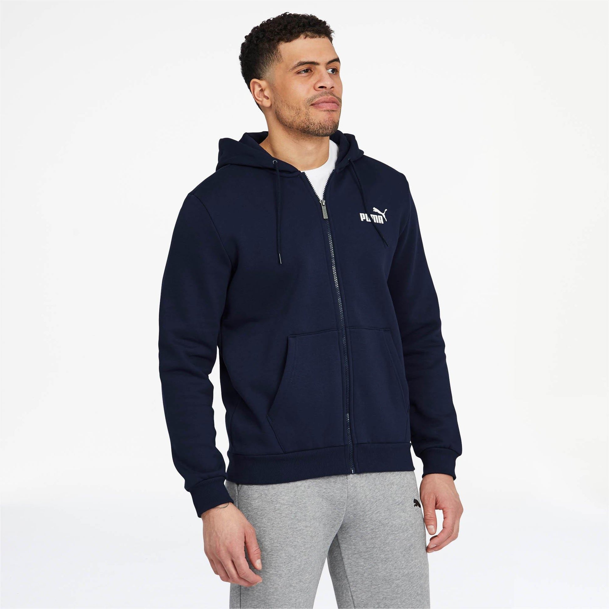 [851763-06] Mens Puma Essential Fullzip Hoody Fleece - sneakAR