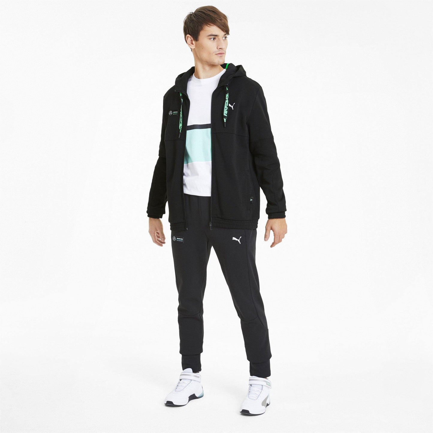 [596177-01] Mens Puma MAPM Mercedes Sweat Hoodie - sneakAR