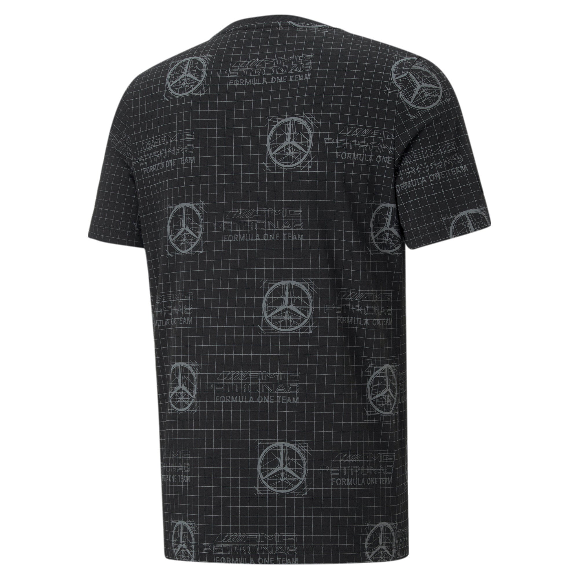 [533692-01] Mens Puma MAPF1 MERCEDES AOP LOGO TEE