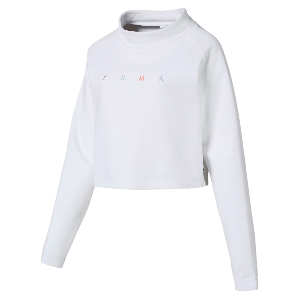 [578947-02] Womens Puma Fierce Cat Cropped Crew