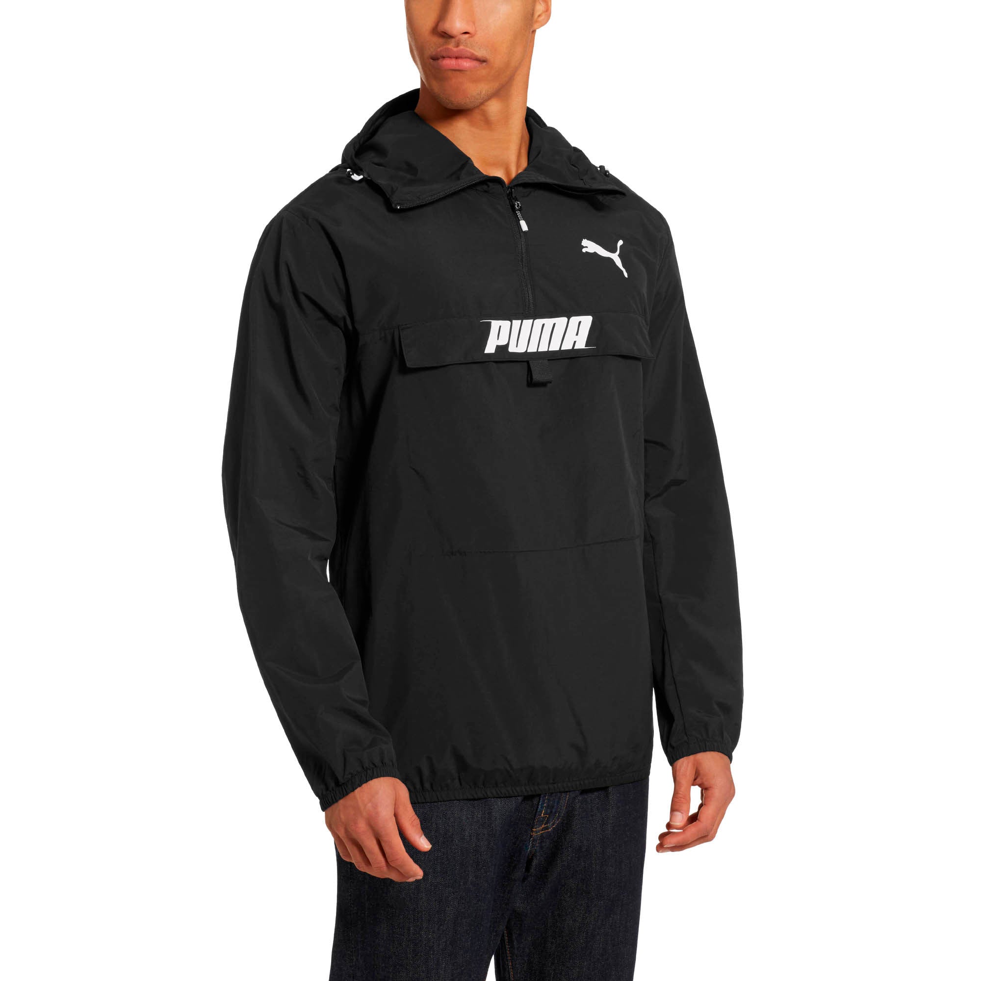 [854061-01] Mens Puma 1/2 Zip Jacket