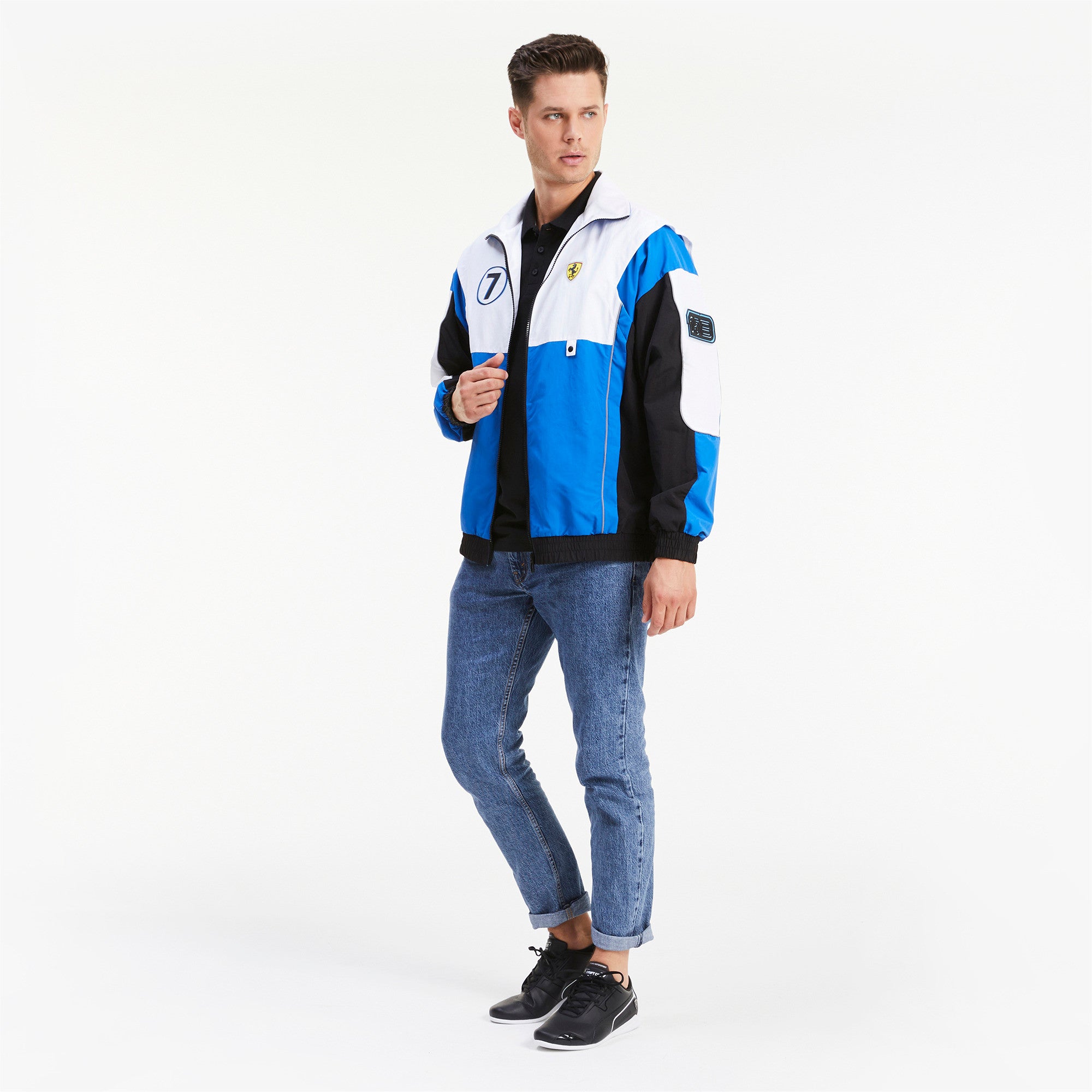 [597939-02] Mens Puma SF Ferrari Race Street Woven Jacket