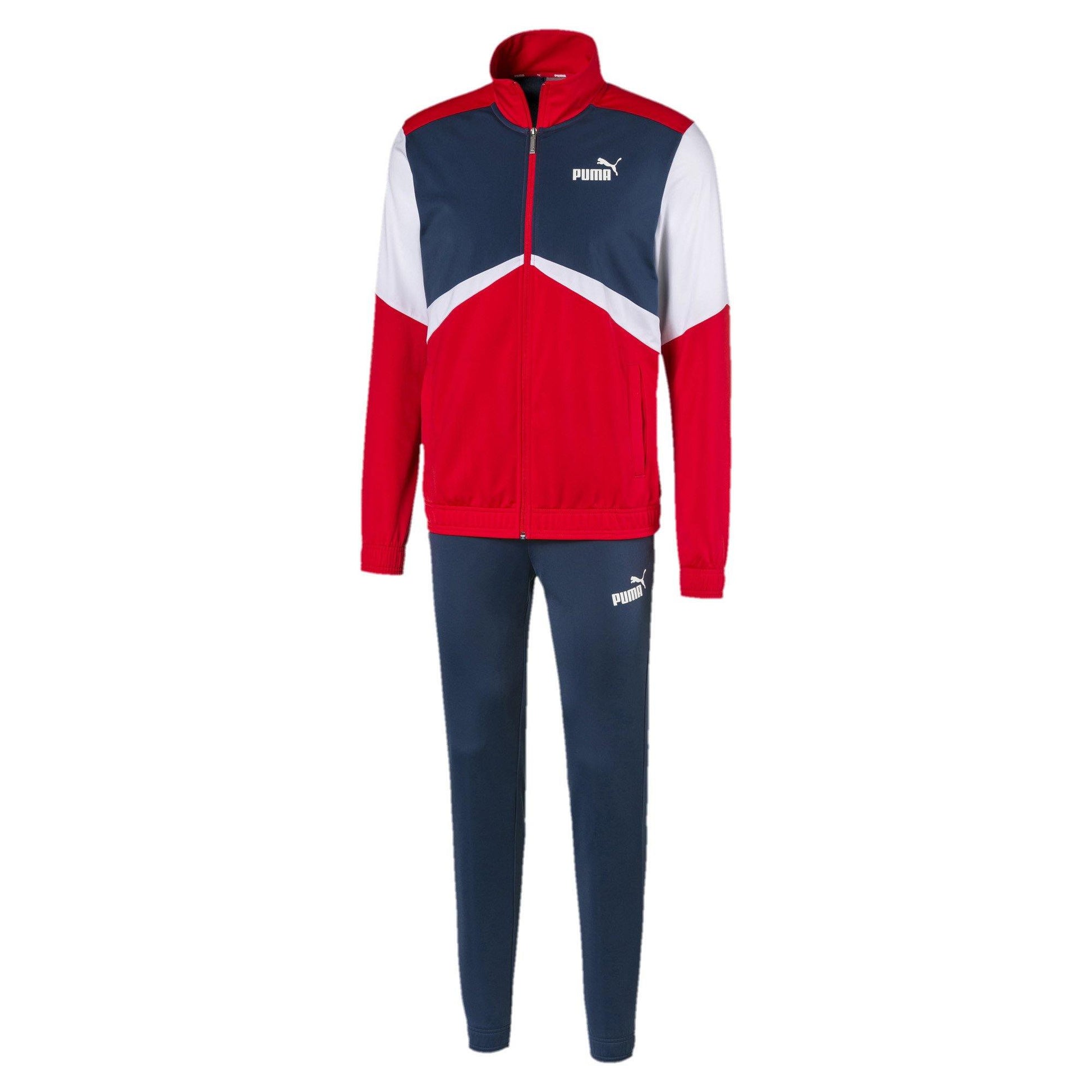 [581599-11] Mens Puma Colorblock Retro Tracksuit CL - sneakAR