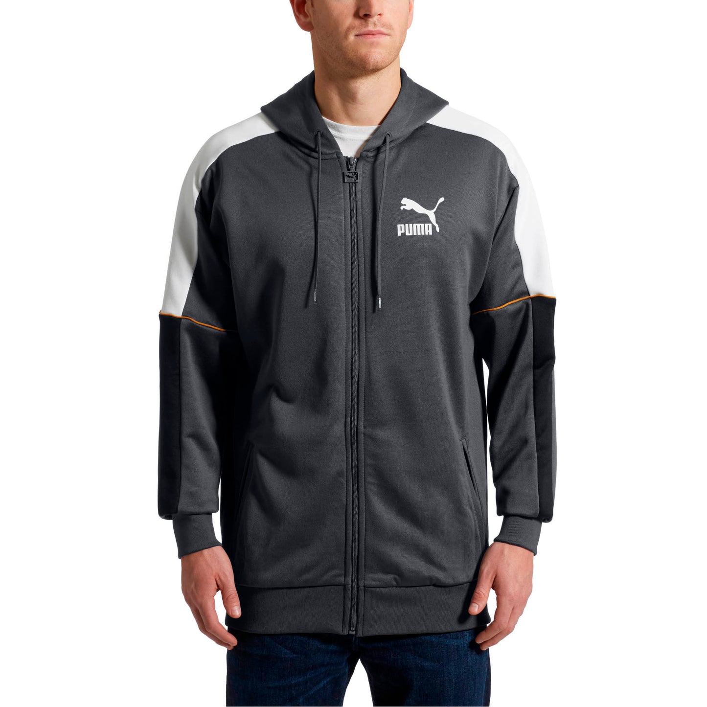 [576375-14] Mens Puma Retro Full Zip Hoody